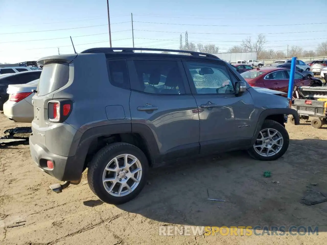 3 Photograph of a damaged car ZACNJDD14MPM42239 JEEP RENEGADE 2021