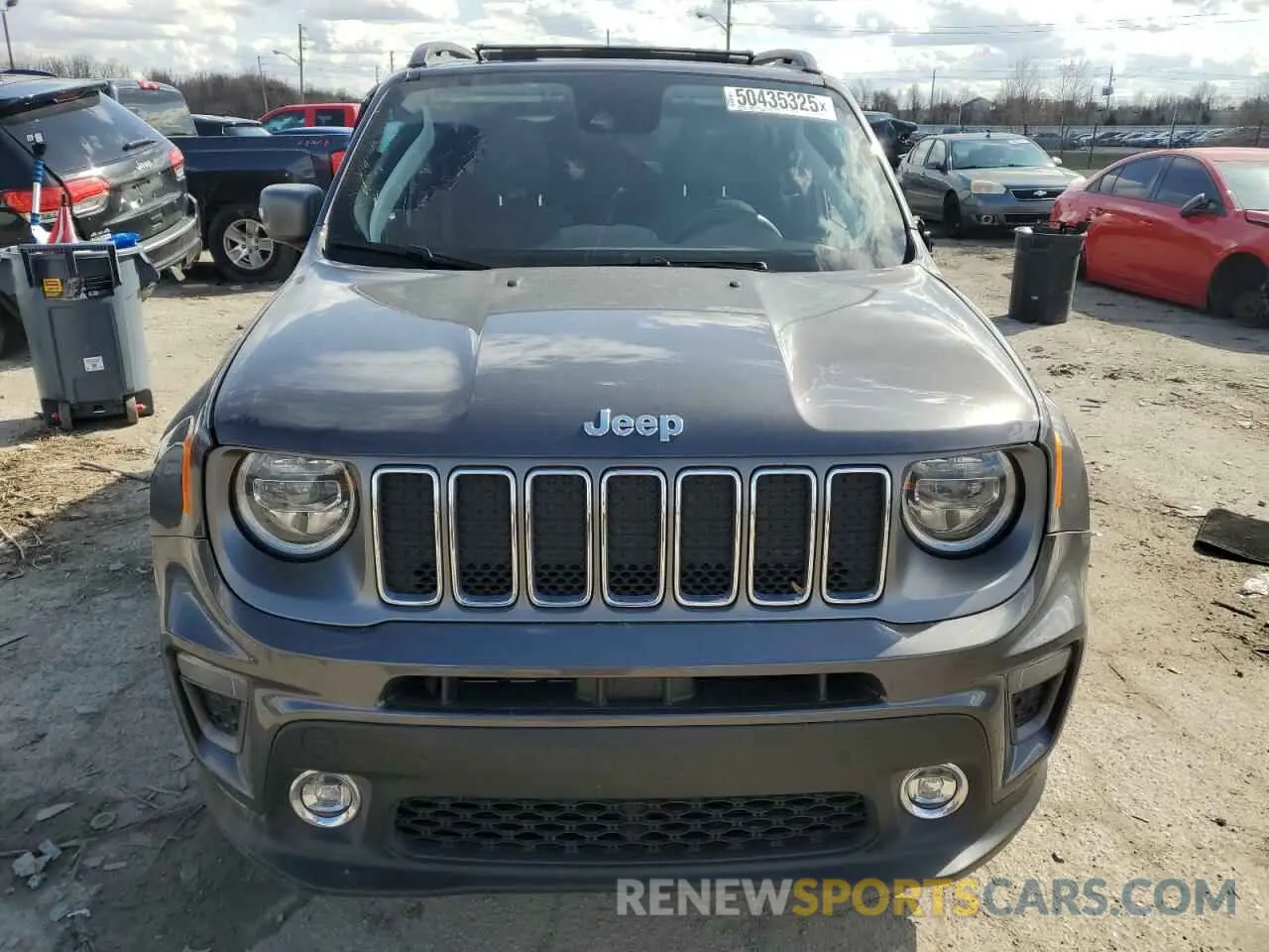 5 Photograph of a damaged car ZACNJDD14MPN32054 JEEP RENEGADE 2021