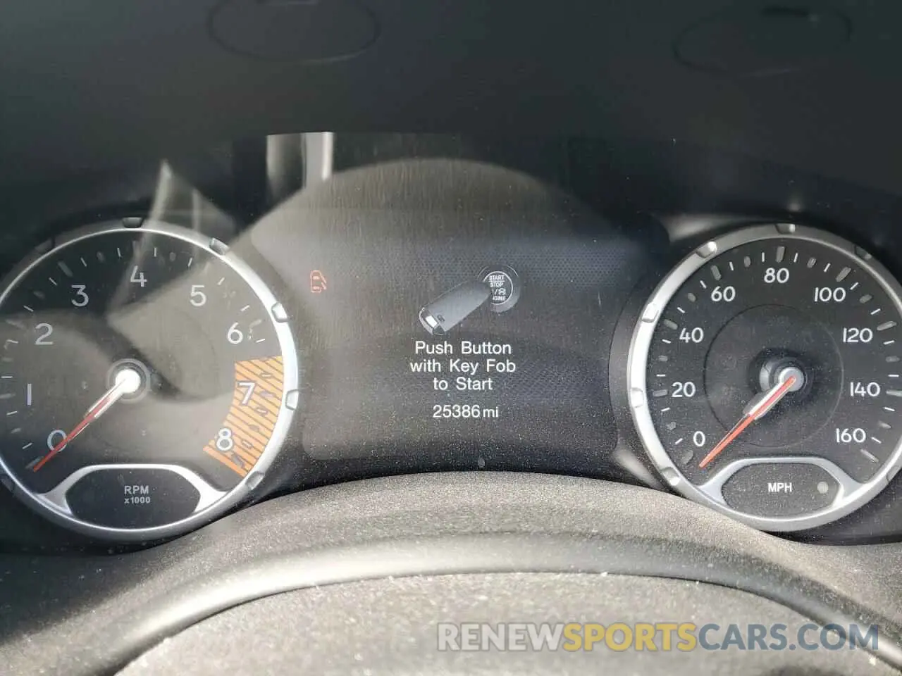 9 Photograph of a damaged car ZACNJDD14MPN32054 JEEP RENEGADE 2021
