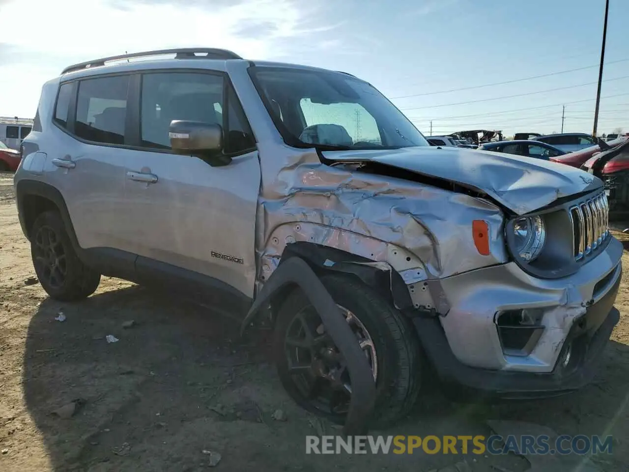 4 Photograph of a damaged car ZACNJDD14MPN35567 JEEP RENEGADE 2021