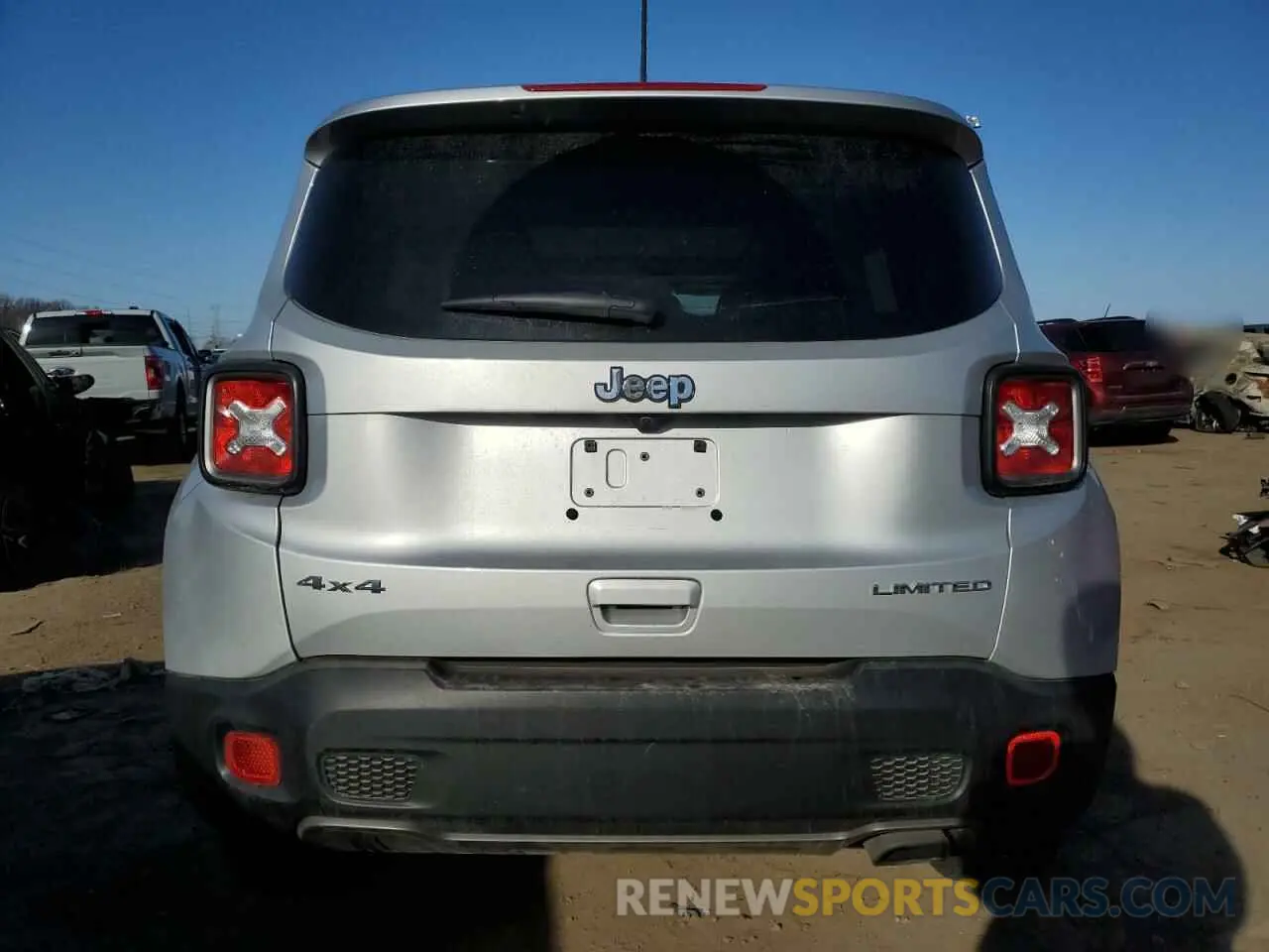 6 Photograph of a damaged car ZACNJDD14MPN35567 JEEP RENEGADE 2021