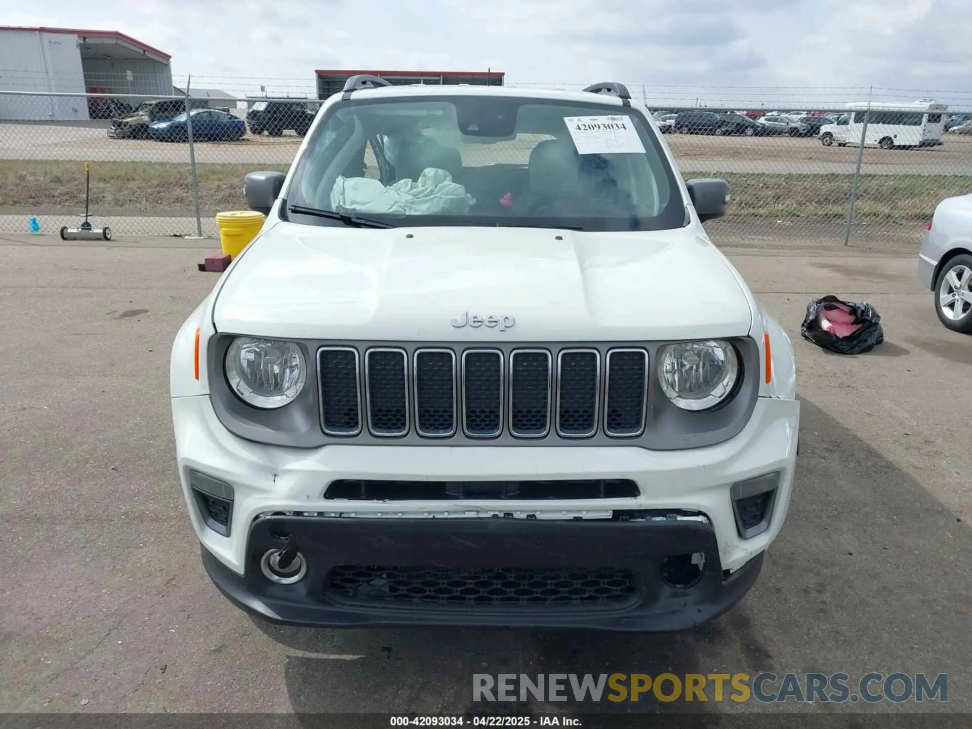12 Photograph of a damaged car ZACNJDD15MPM49765 JEEP RENEGADE 2021