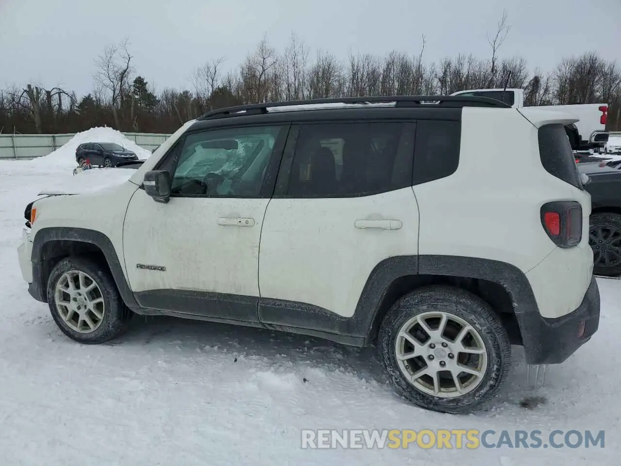 2 Photograph of a damaged car ZACNJDD16MPM24745 JEEP RENEGADE 2021
