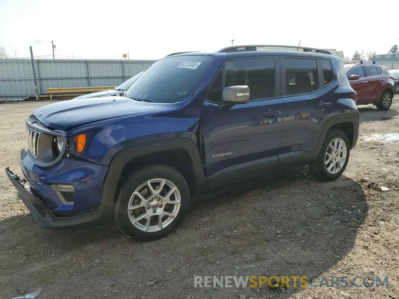 1 Photograph of a damaged car ZACNJDD18MPM47217 JEEP RENEGADE 2021