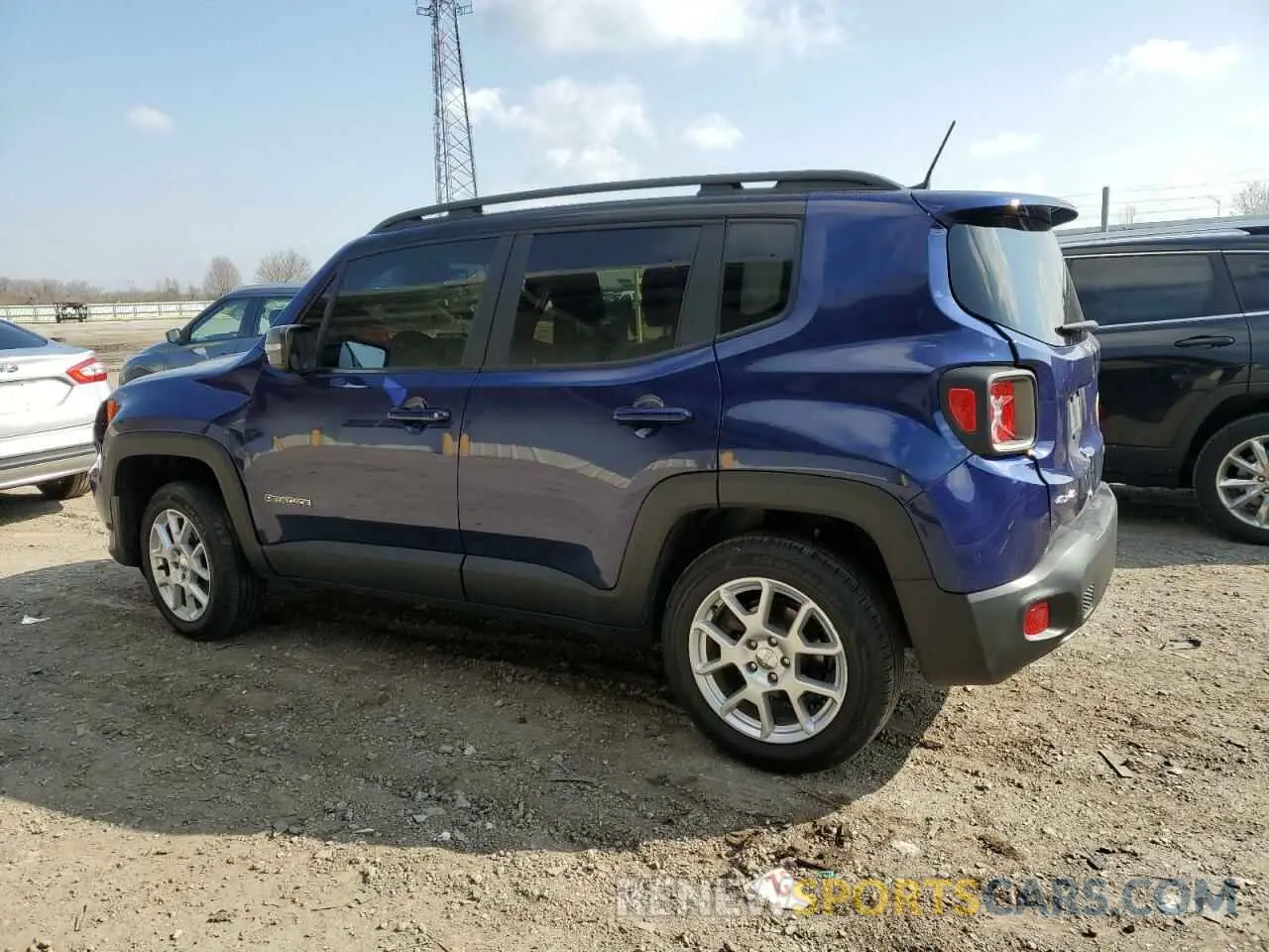 2 Photograph of a damaged car ZACNJDD18MPM47217 JEEP RENEGADE 2021