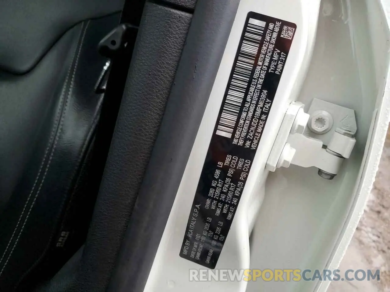 13 Photograph of a damaged car ZACNJDD18MPM63904 JEEP RENEGADE 2021