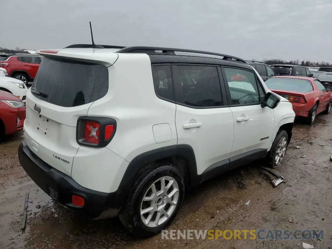 3 Photograph of a damaged car ZACNJDD18MPM63904 JEEP RENEGADE 2021