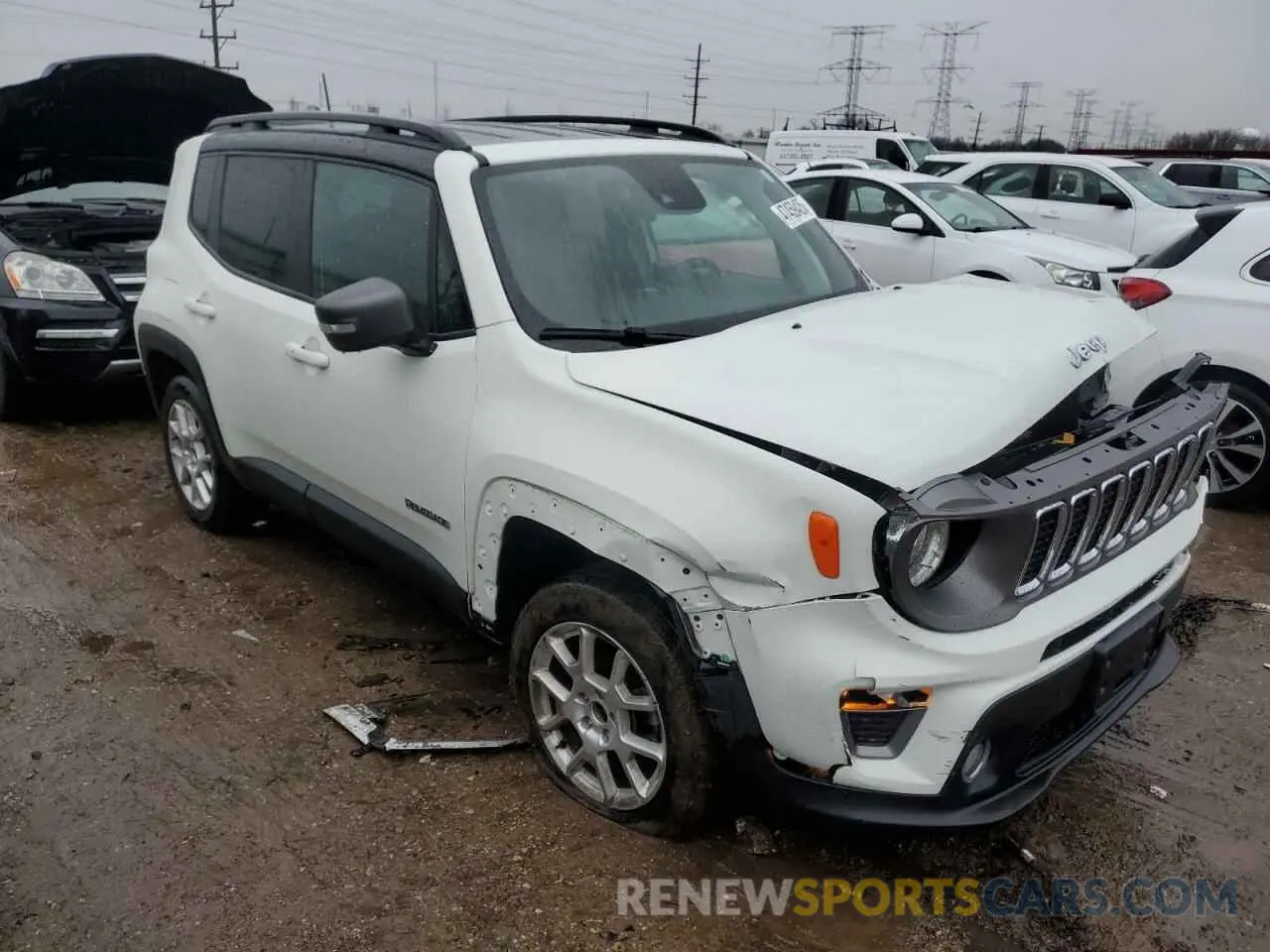 4 Photograph of a damaged car ZACNJDD18MPM63904 JEEP RENEGADE 2021