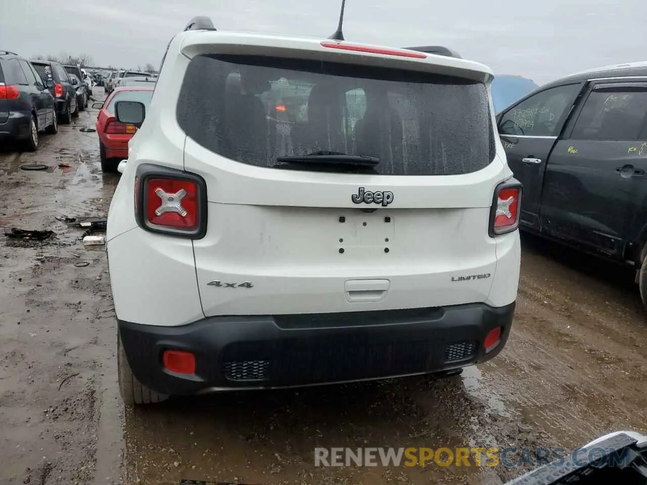 6 Photograph of a damaged car ZACNJDD18MPM63904 JEEP RENEGADE 2021