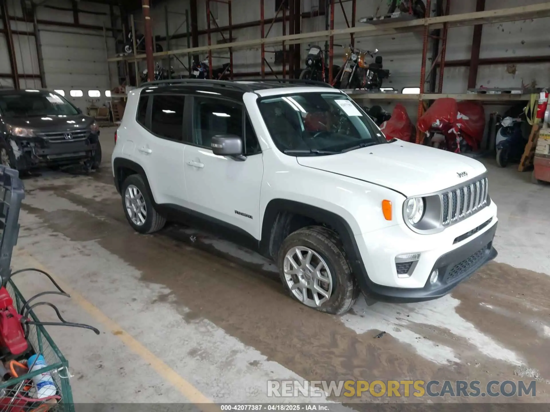 1 Photograph of a damaged car ZACNJDD19MPM21287 JEEP RENEGADE 2021