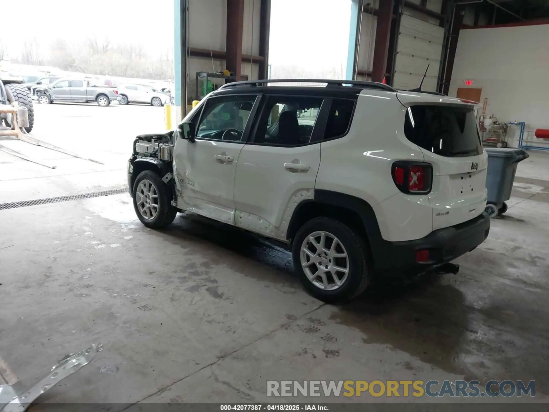 3 Photograph of a damaged car ZACNJDD19MPM21287 JEEP RENEGADE 2021