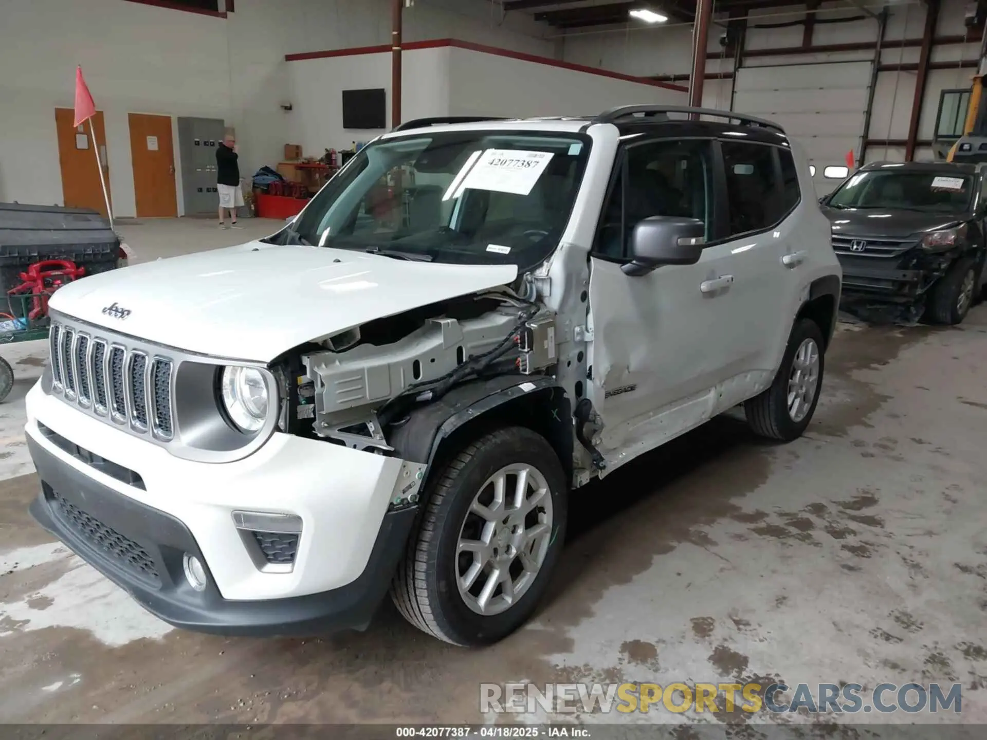 6 Photograph of a damaged car ZACNJDD19MPM21287 JEEP RENEGADE 2021
