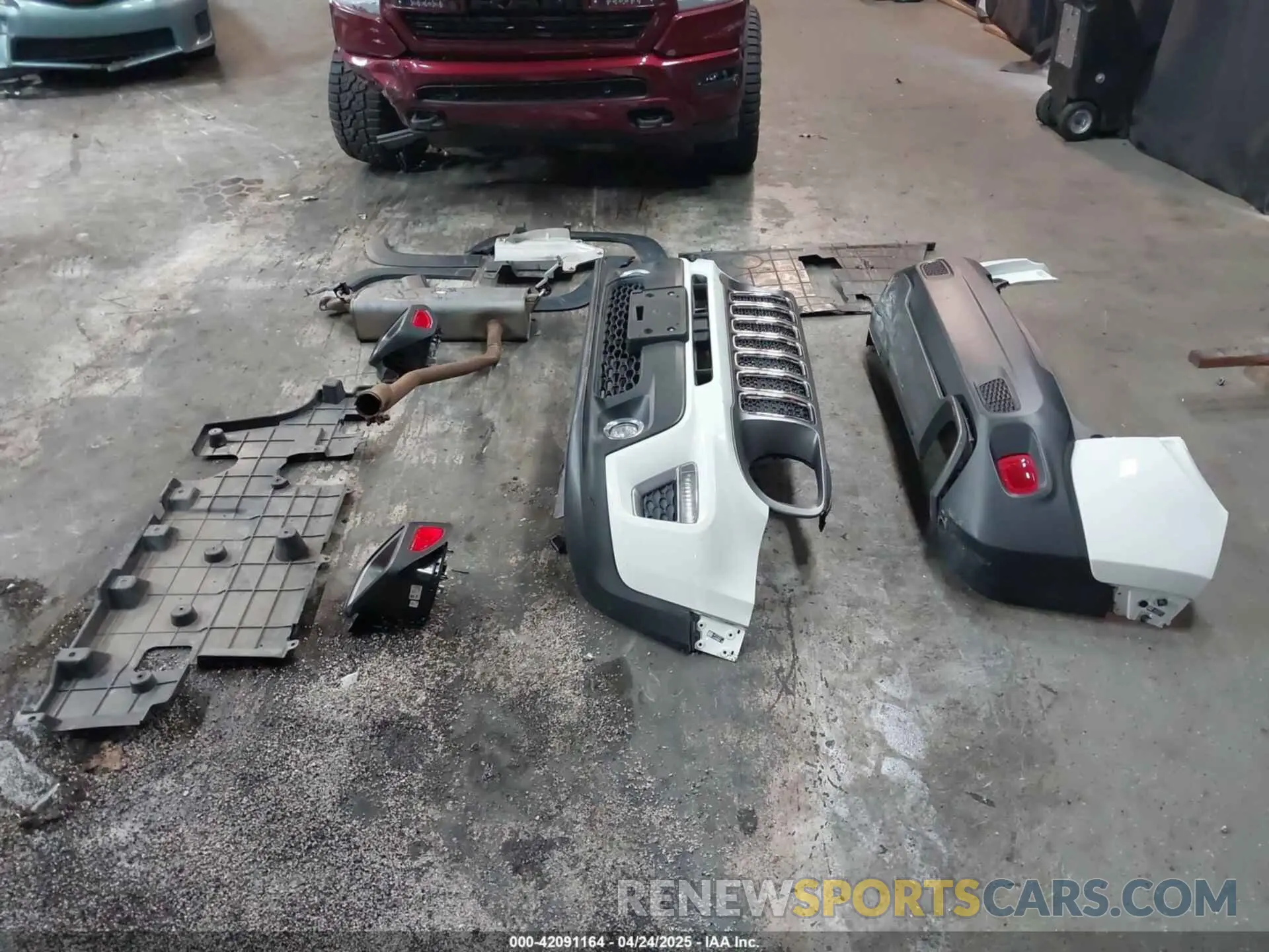 20 Photograph of a damaged car ZACNJDD19MPM23265 JEEP RENEGADE 2021