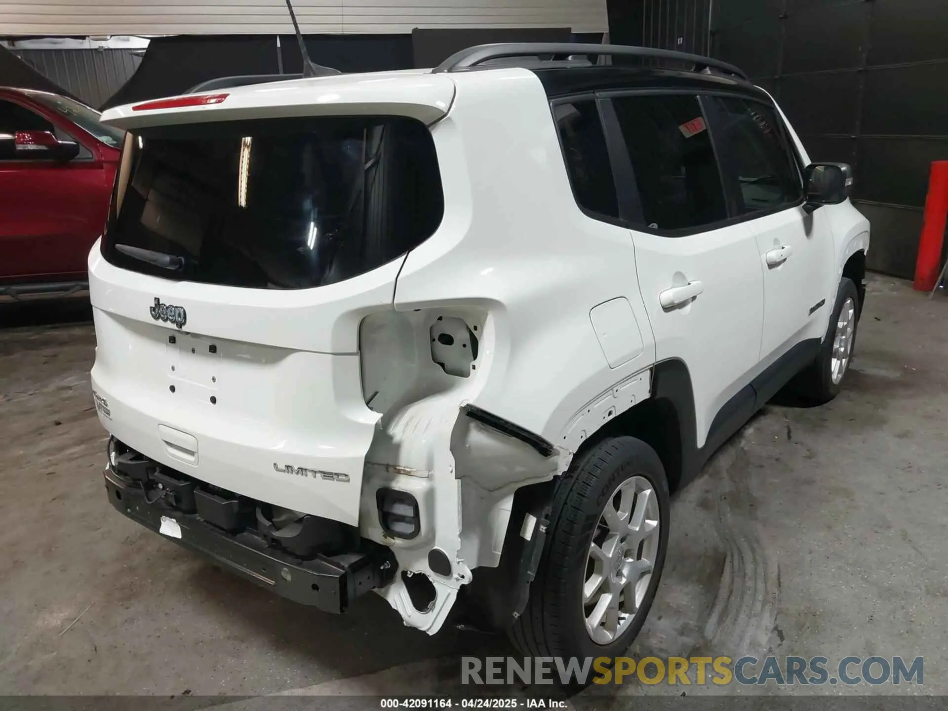 4 Photograph of a damaged car ZACNJDD19MPM23265 JEEP RENEGADE 2021
