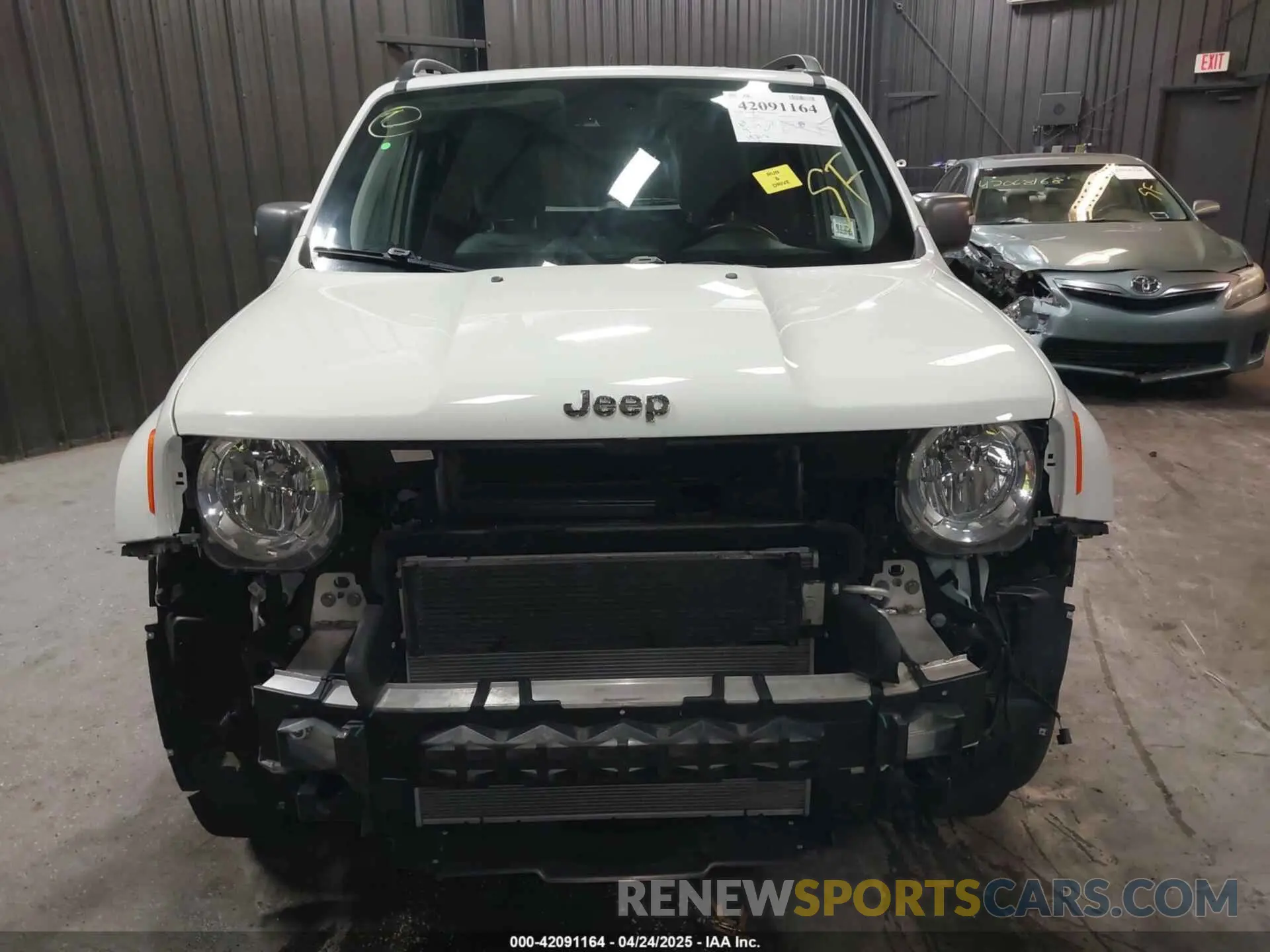 6 Photograph of a damaged car ZACNJDD19MPM23265 JEEP RENEGADE 2021