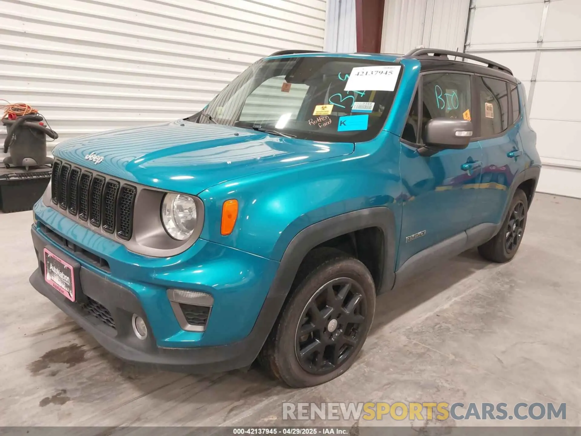2 Photograph of a damaged car ZACNJDD1XMPM46036 JEEP RENEGADE 2021