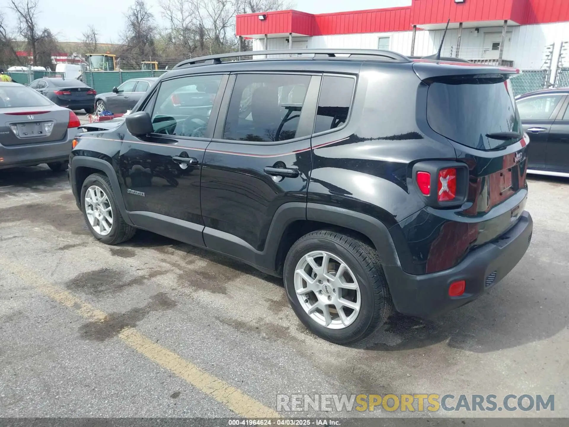 3 Photograph of a damaged car ZACNJCA16NPN51723 JEEP RENEGADE 2022