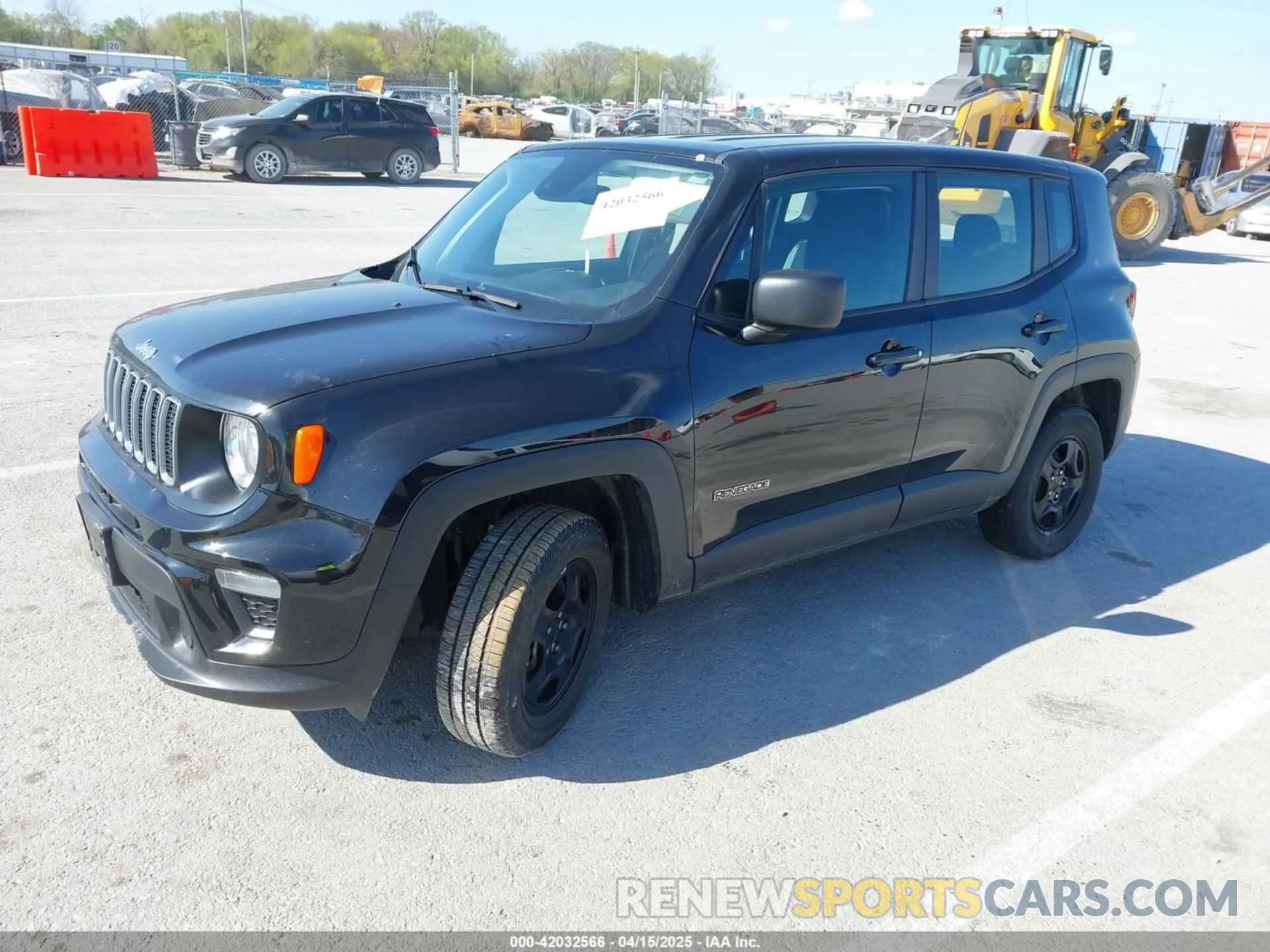 2 Photograph of a damaged car ZACNJDA12NPN69111 JEEP RENEGADE 2022