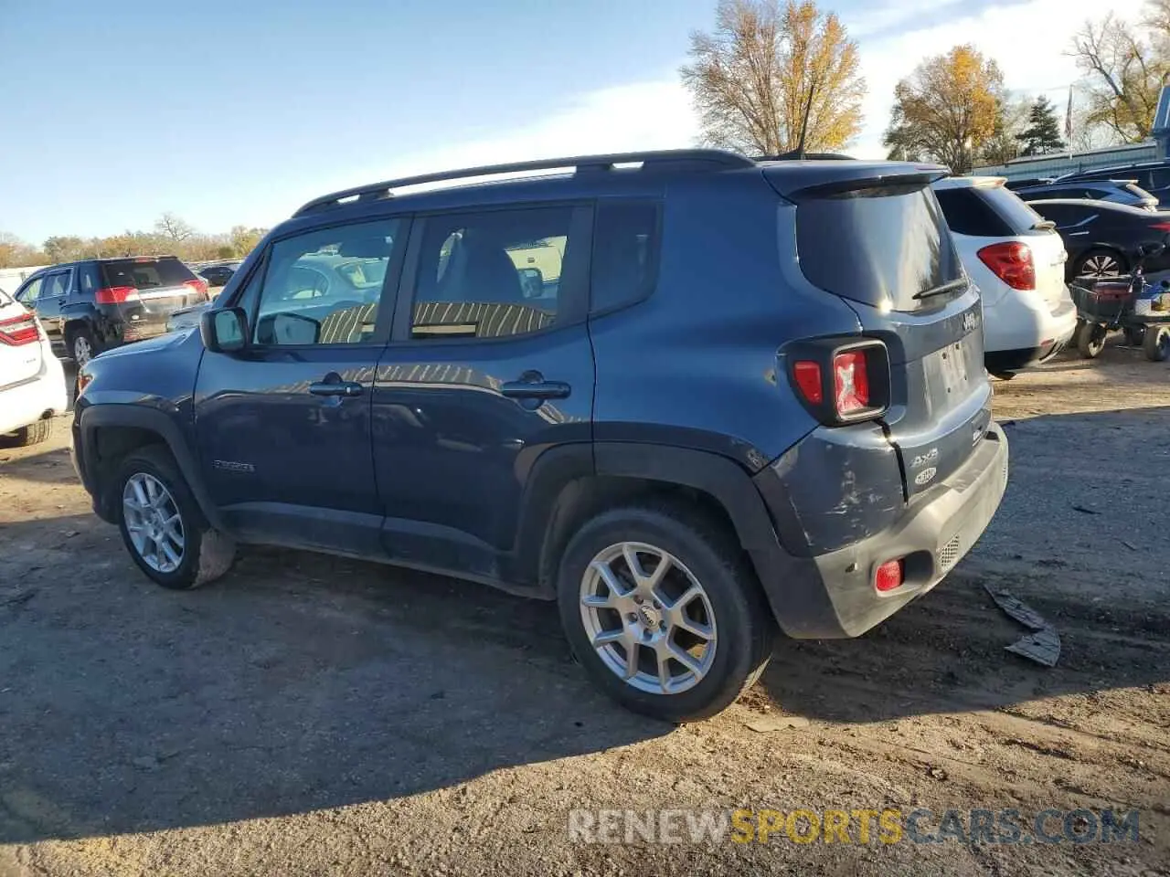 2 Photograph of a damaged car ZACNJDA15NPN60578 JEEP RENEGADE 2022