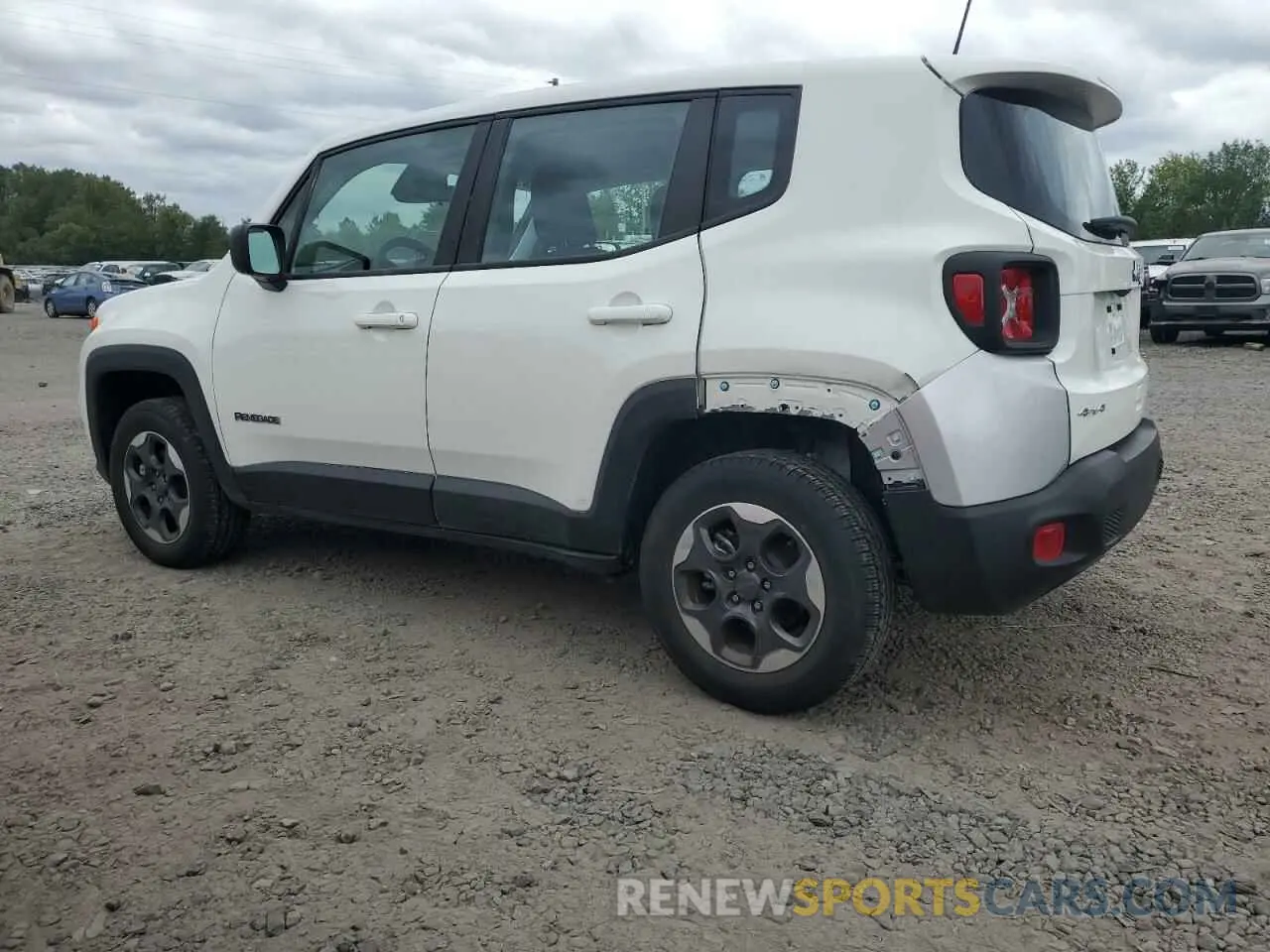 2 Photograph of a damaged car ZACNJDA1XNPN52105 JEEP RENEGADE 2022