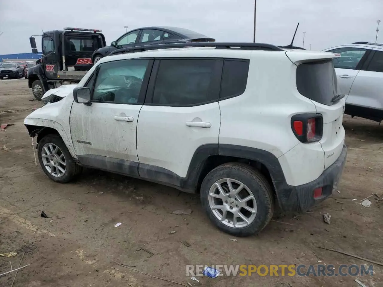 2 Photograph of a damaged car ZACNJDB10NPN90182 JEEP RENEGADE 2022