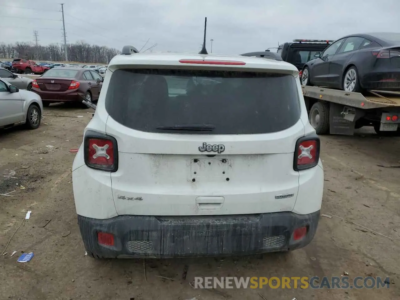 6 Photograph of a damaged car ZACNJDB10NPN90182 JEEP RENEGADE 2022