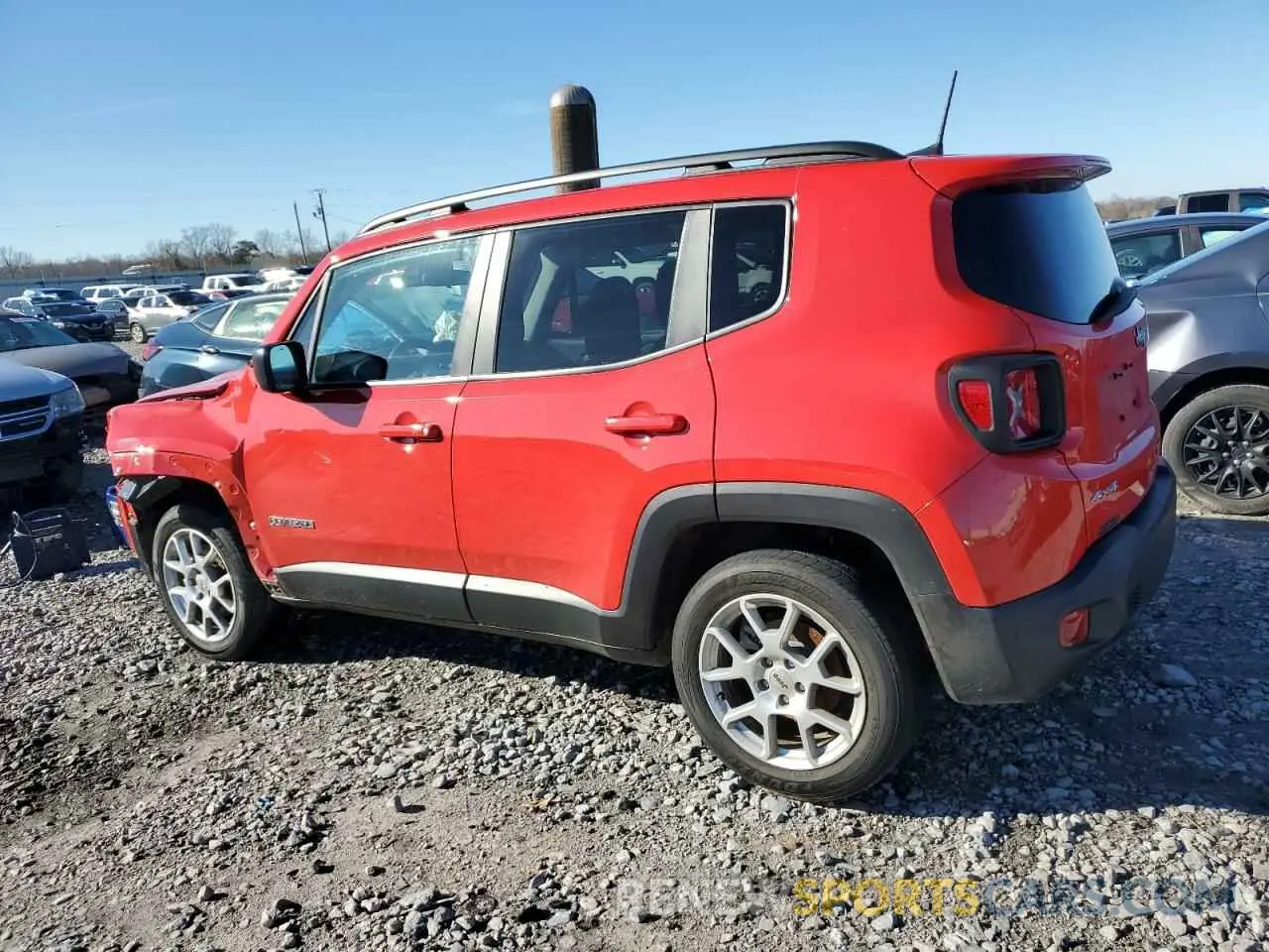 2 Photograph of a damaged car ZACNJDB11NPN47969 JEEP RENEGADE 2022