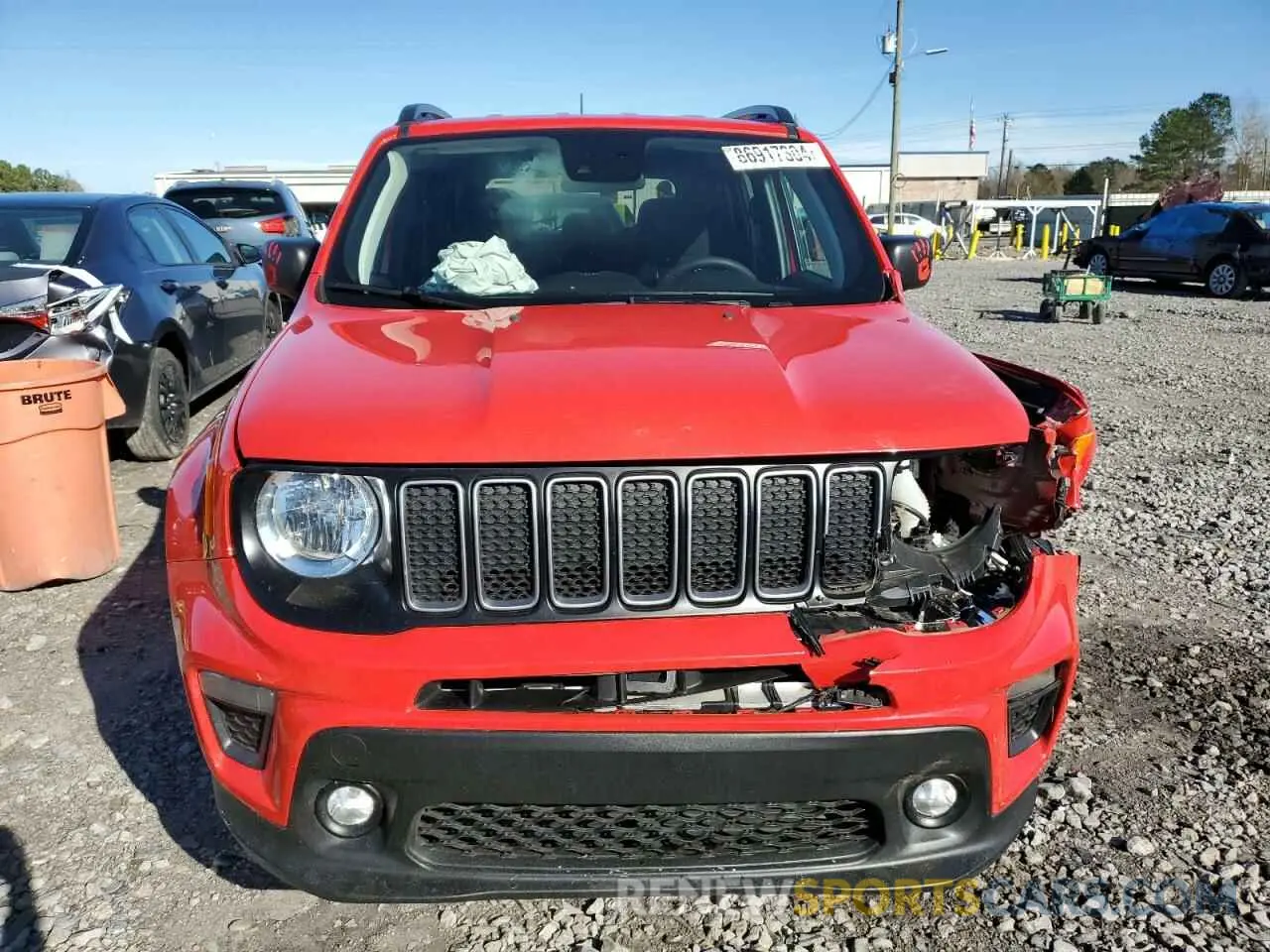 5 Photograph of a damaged car ZACNJDB11NPN47969 JEEP RENEGADE 2022
