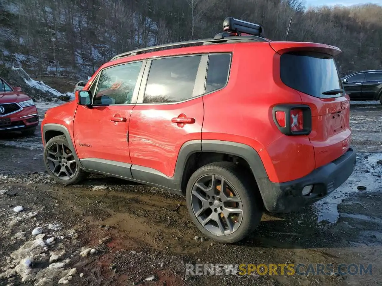 2 Photograph of a damaged car ZACNJDB12NPN77353 JEEP RENEGADE 2022