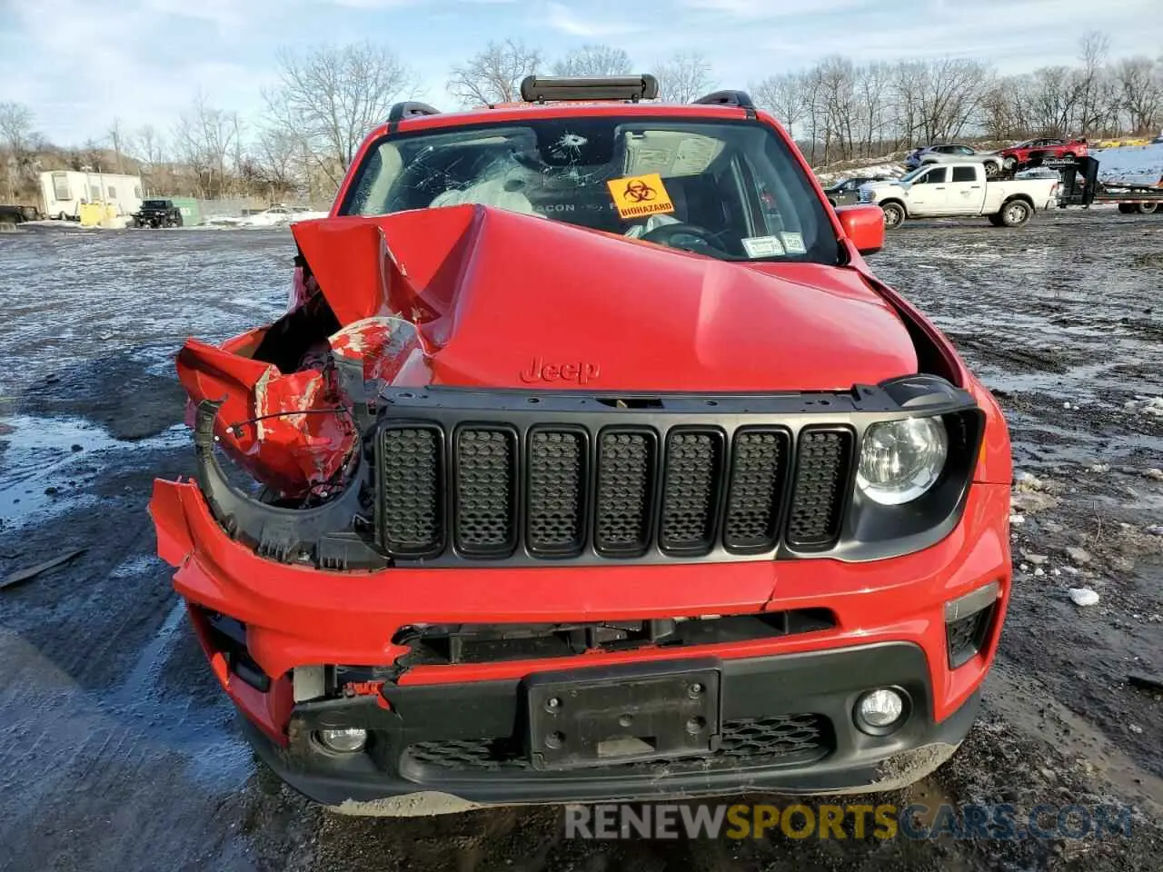 5 Photograph of a damaged car ZACNJDB12NPN77353 JEEP RENEGADE 2022