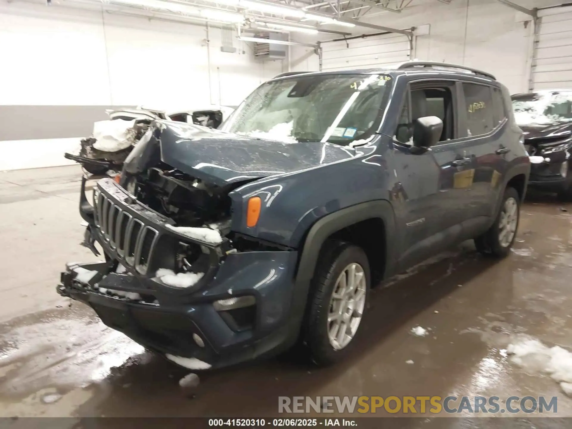 2 Photograph of a damaged car ZACNJDB12NPN90071 JEEP RENEGADE 2022