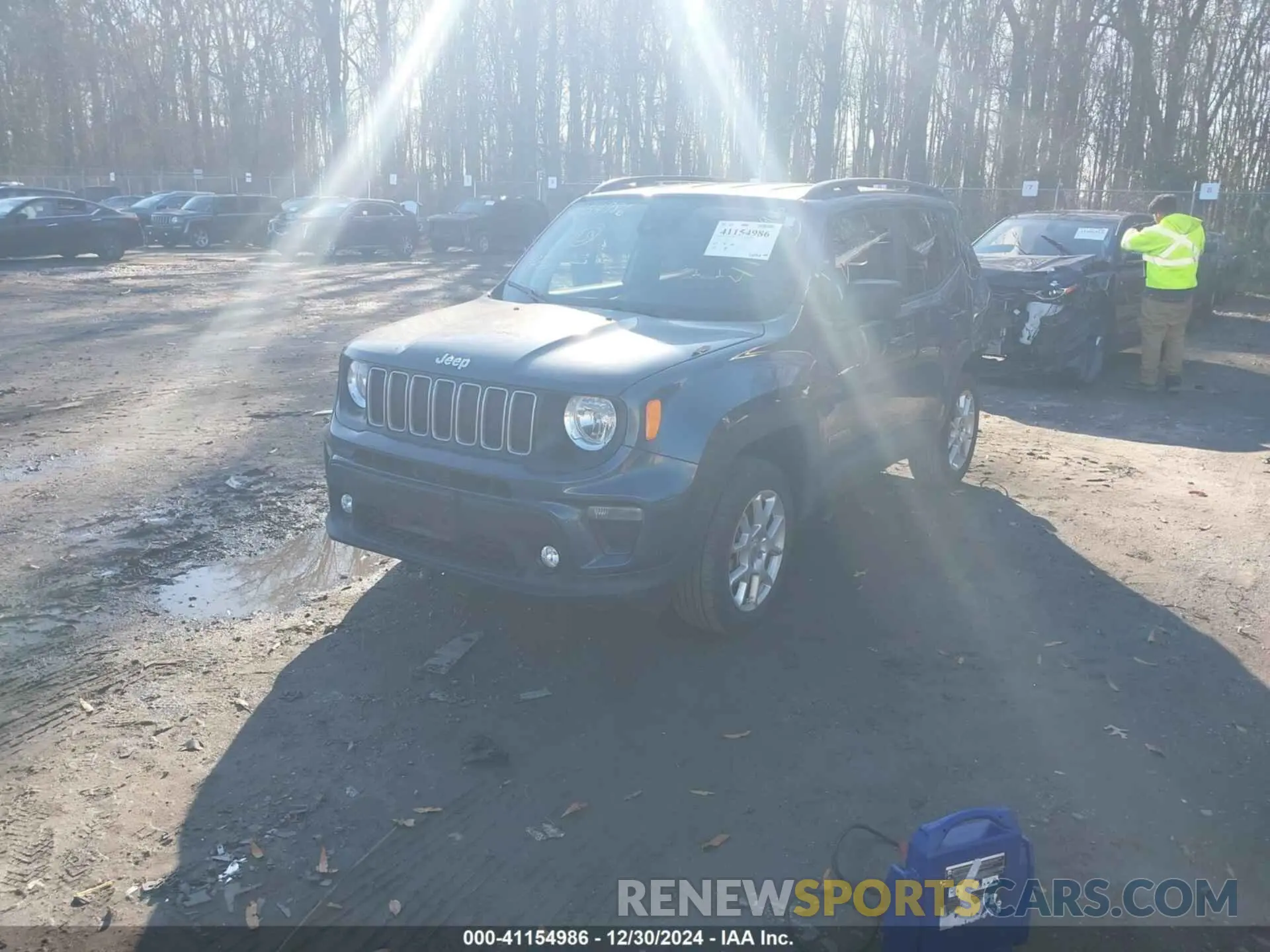 2 Photograph of a damaged car ZACNJDB13NPN78706 JEEP RENEGADE 2022