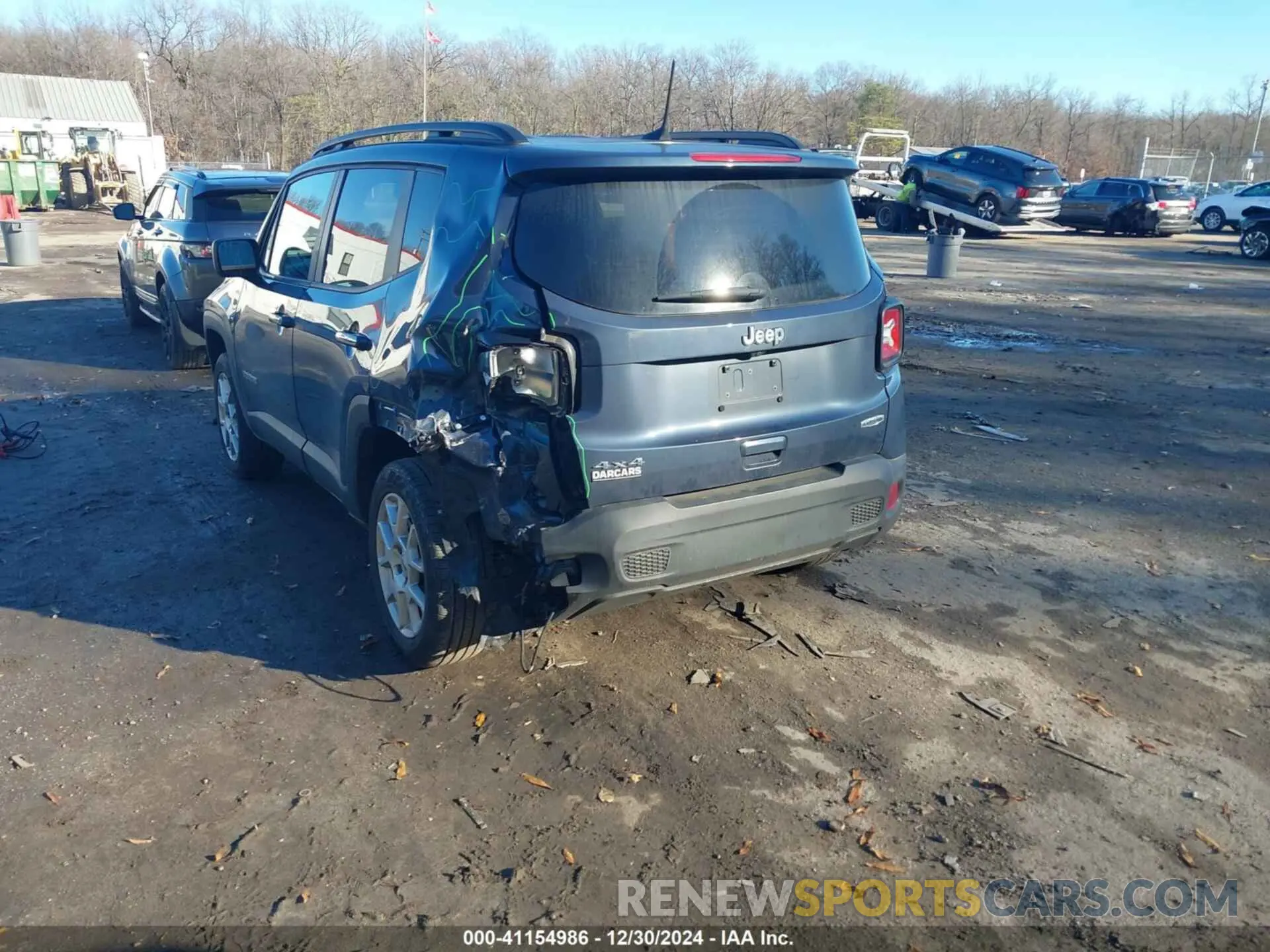 3 Photograph of a damaged car ZACNJDB13NPN78706 JEEP RENEGADE 2022