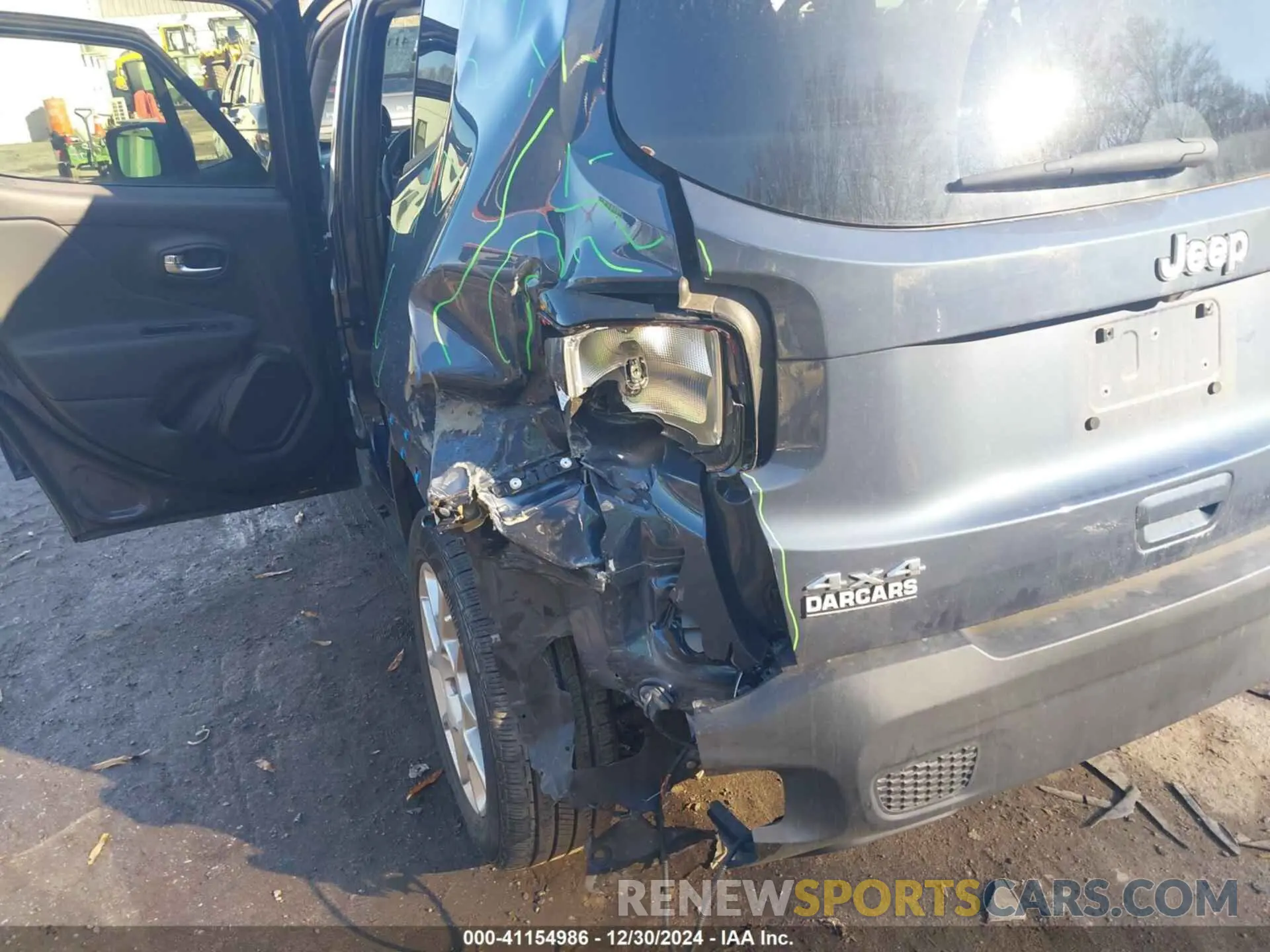 6 Photograph of a damaged car ZACNJDB13NPN78706 JEEP RENEGADE 2022