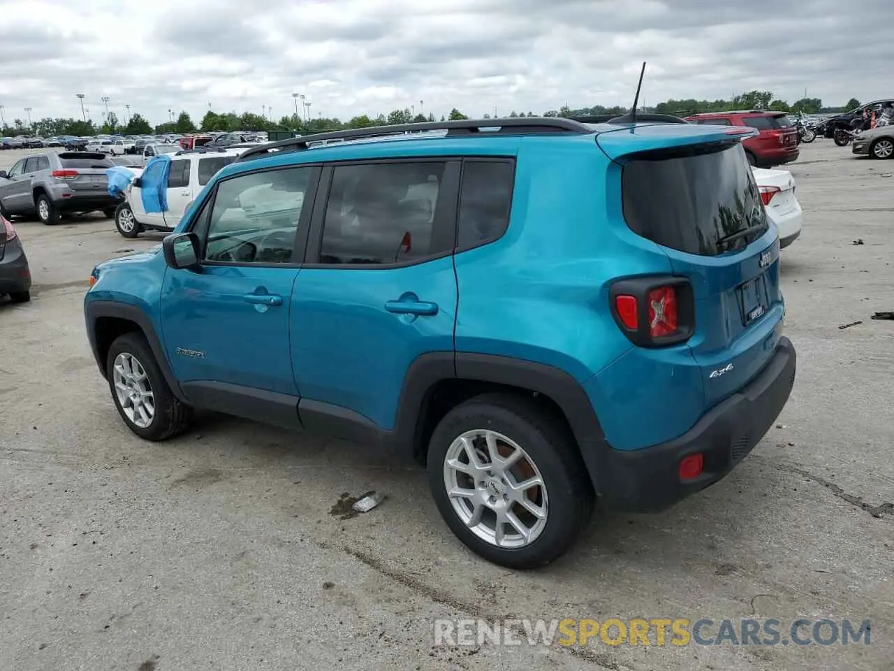 2 Photograph of a damaged car ZACNJDB14NPN73109 JEEP RENEGADE 2022