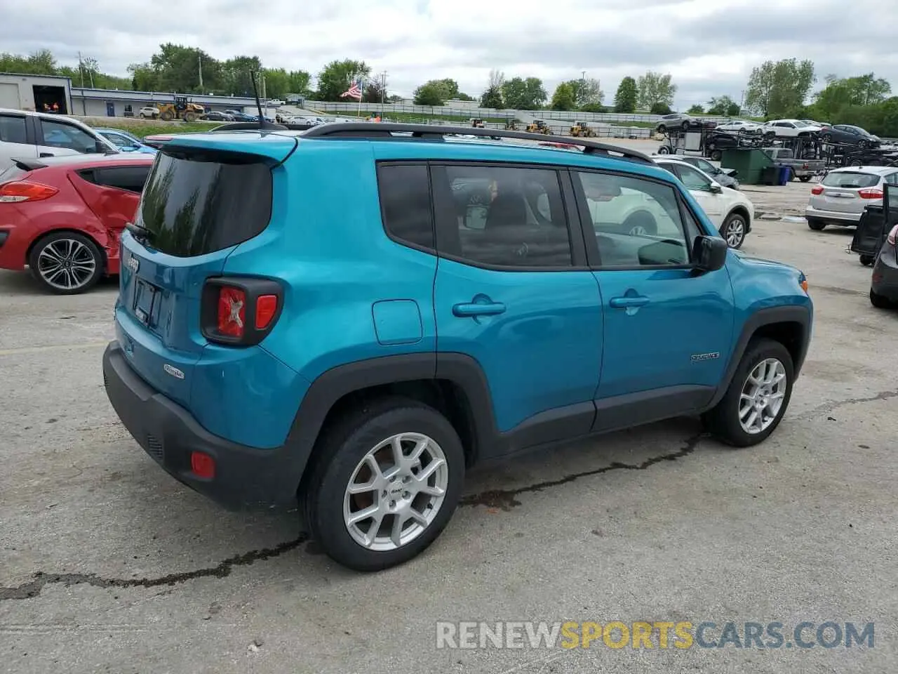 3 Photograph of a damaged car ZACNJDB14NPN73109 JEEP RENEGADE 2022