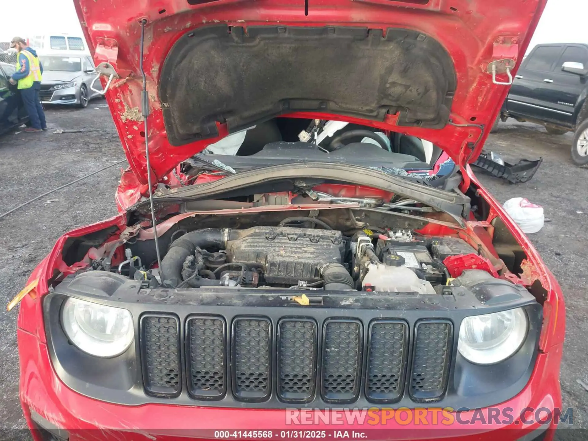 10 Photograph of a damaged car ZACNJDB14NPN82389 JEEP RENEGADE 2022
