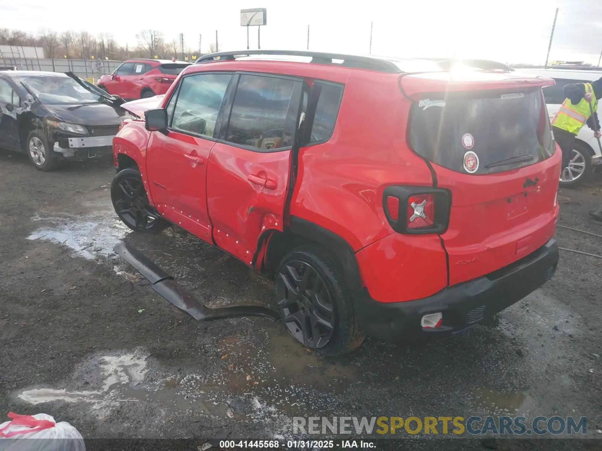 3 Photograph of a damaged car ZACNJDB14NPN82389 JEEP RENEGADE 2022
