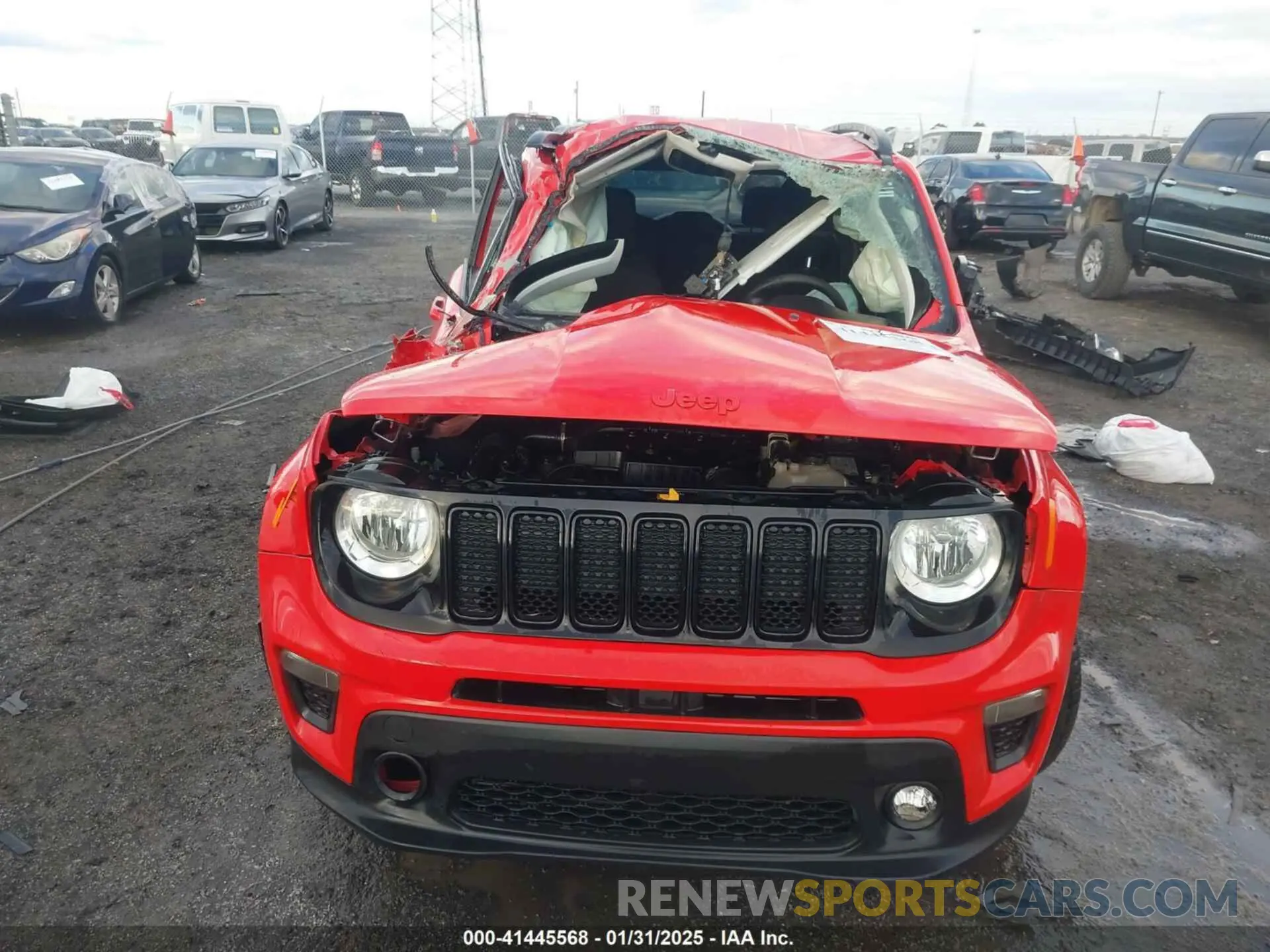6 Photograph of a damaged car ZACNJDB14NPN82389 JEEP RENEGADE 2022