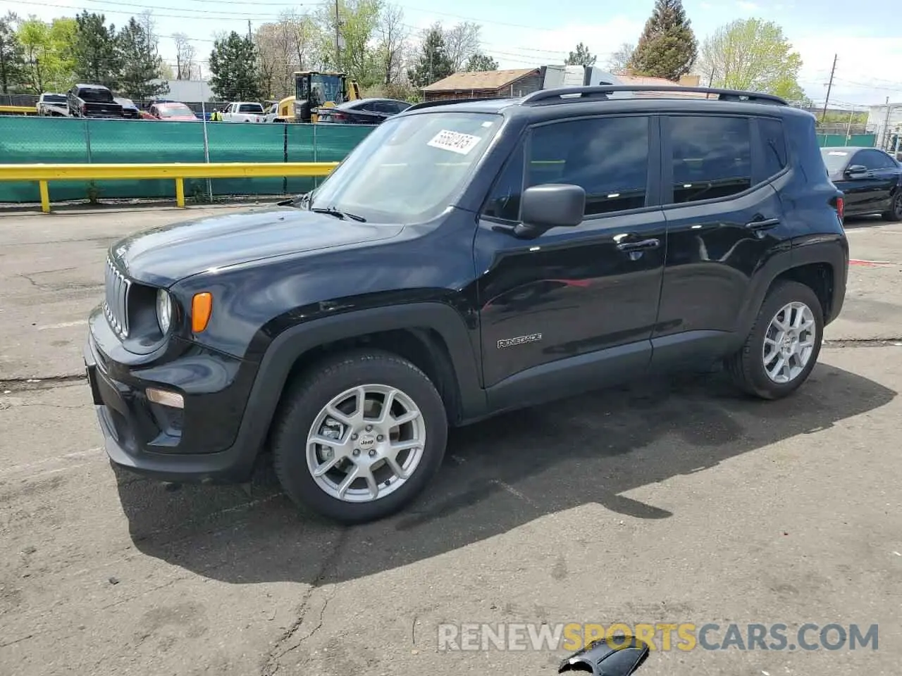 1 Photograph of a damaged car ZACNJDB15NPN71983 JEEP RENEGADE 2022