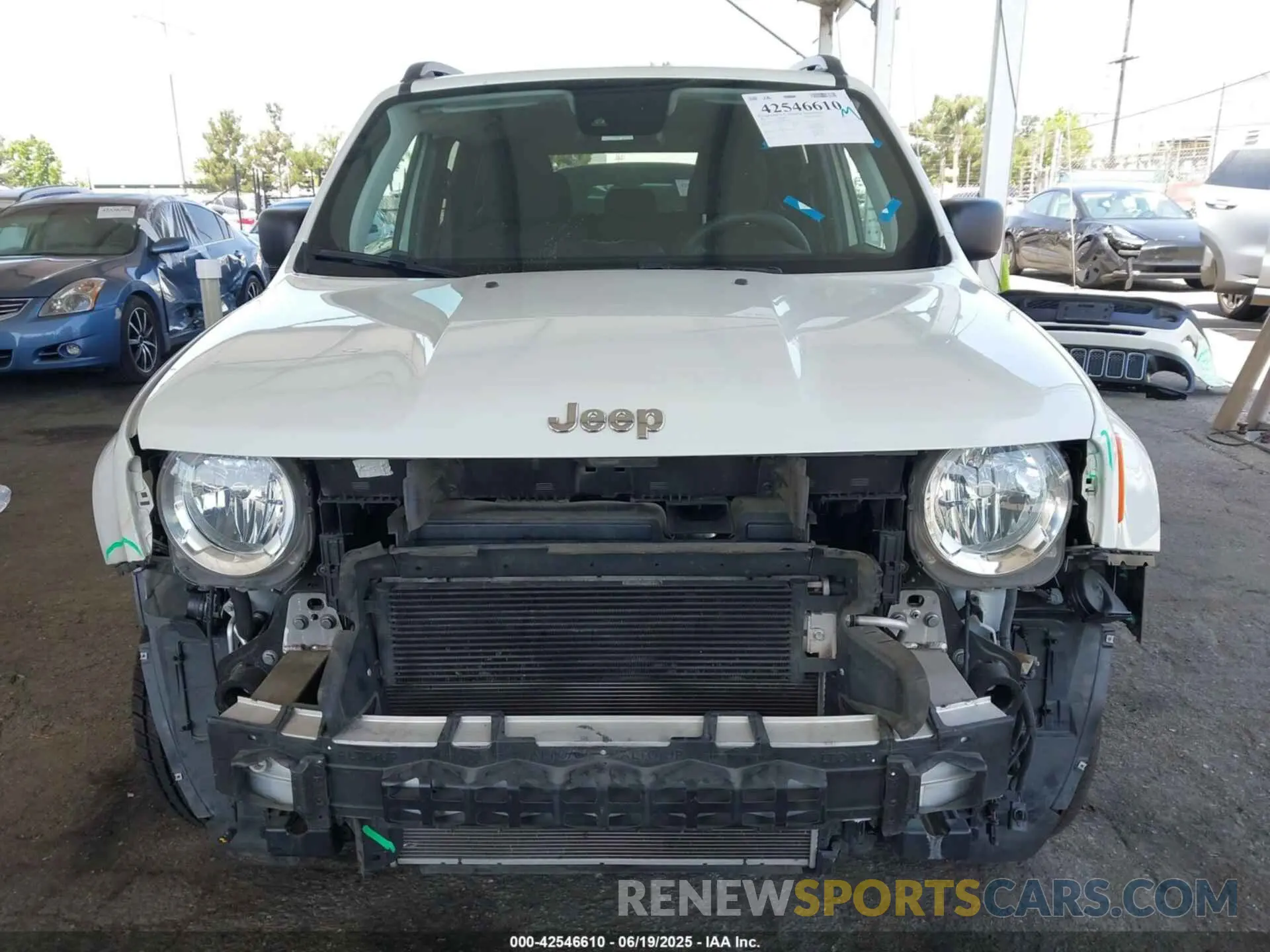 6 Photograph of a damaged car ZACNJDB17NPN57213 JEEP RENEGADE 2022