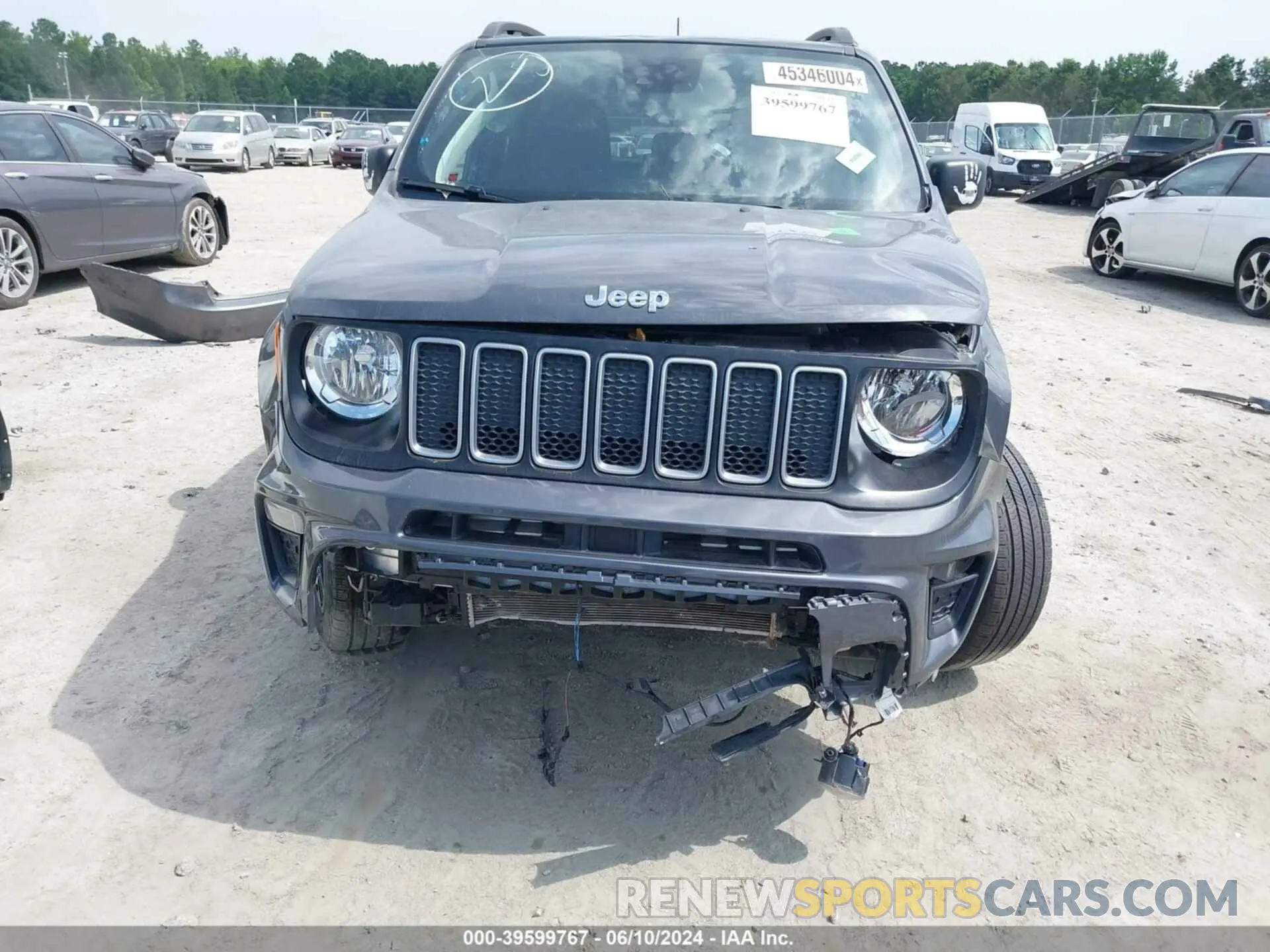 12 Photograph of a damaged car ZACNJDB17NPN61665 JEEP RENEGADE 2022
