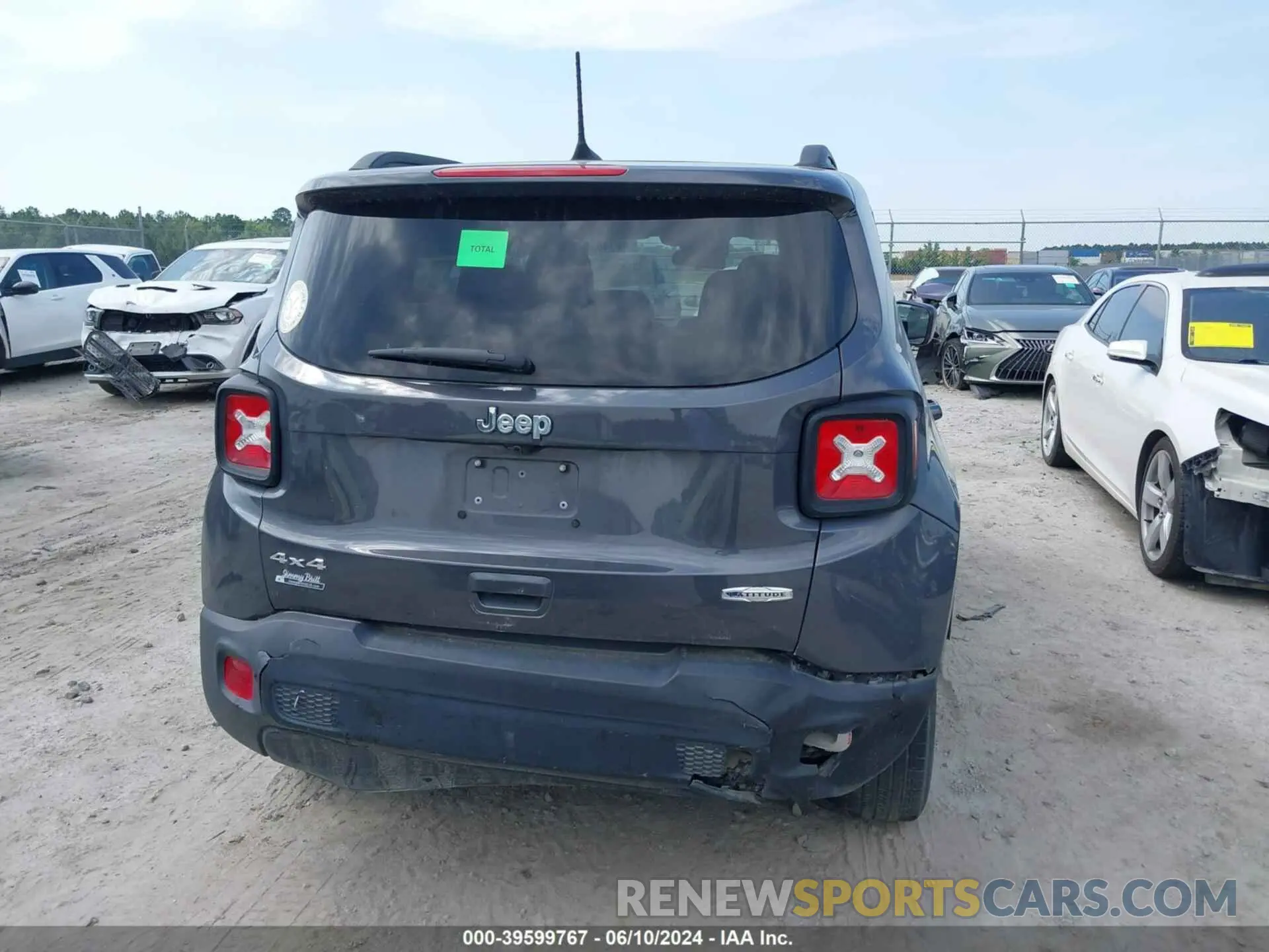 16 Photograph of a damaged car ZACNJDB17NPN61665 JEEP RENEGADE 2022