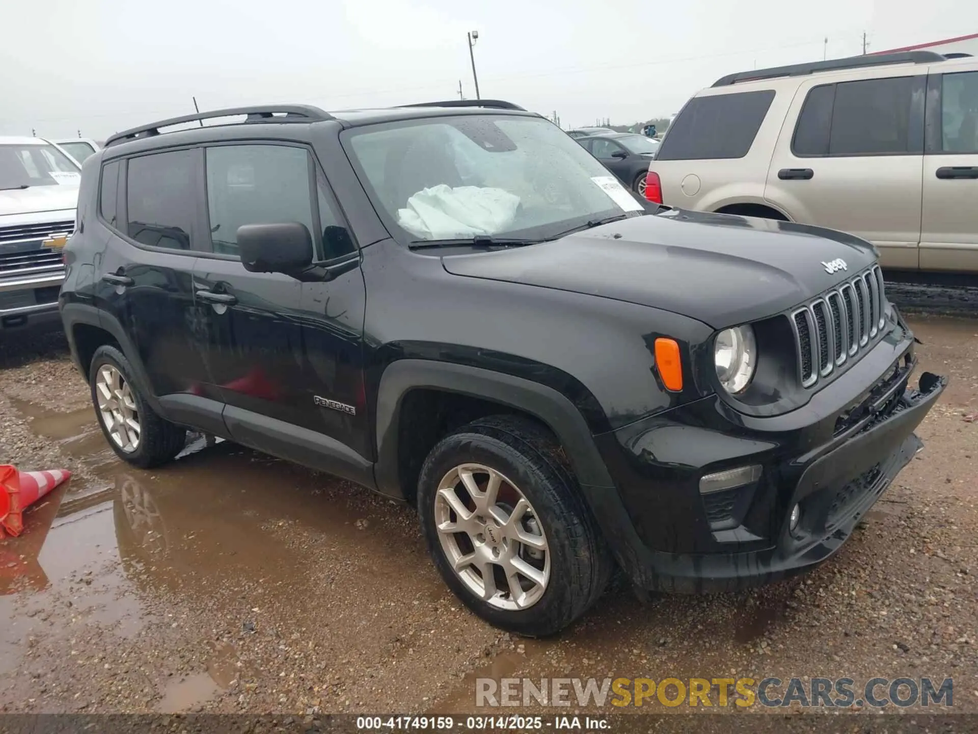 1 Photograph of a damaged car ZACNJDB17NPN85853 JEEP RENEGADE 2022