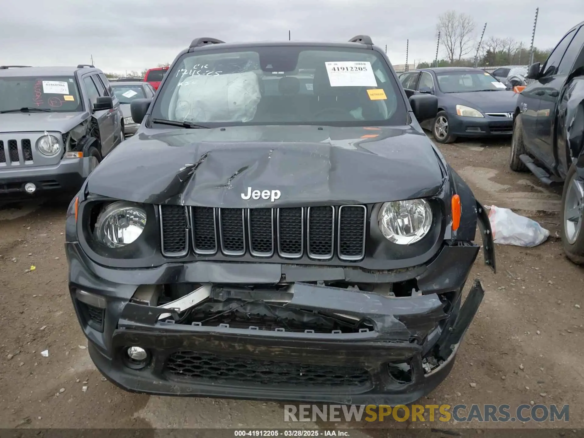12 Photograph of a damaged car ZACNJDB18NPN80077 JEEP RENEGADE 2022