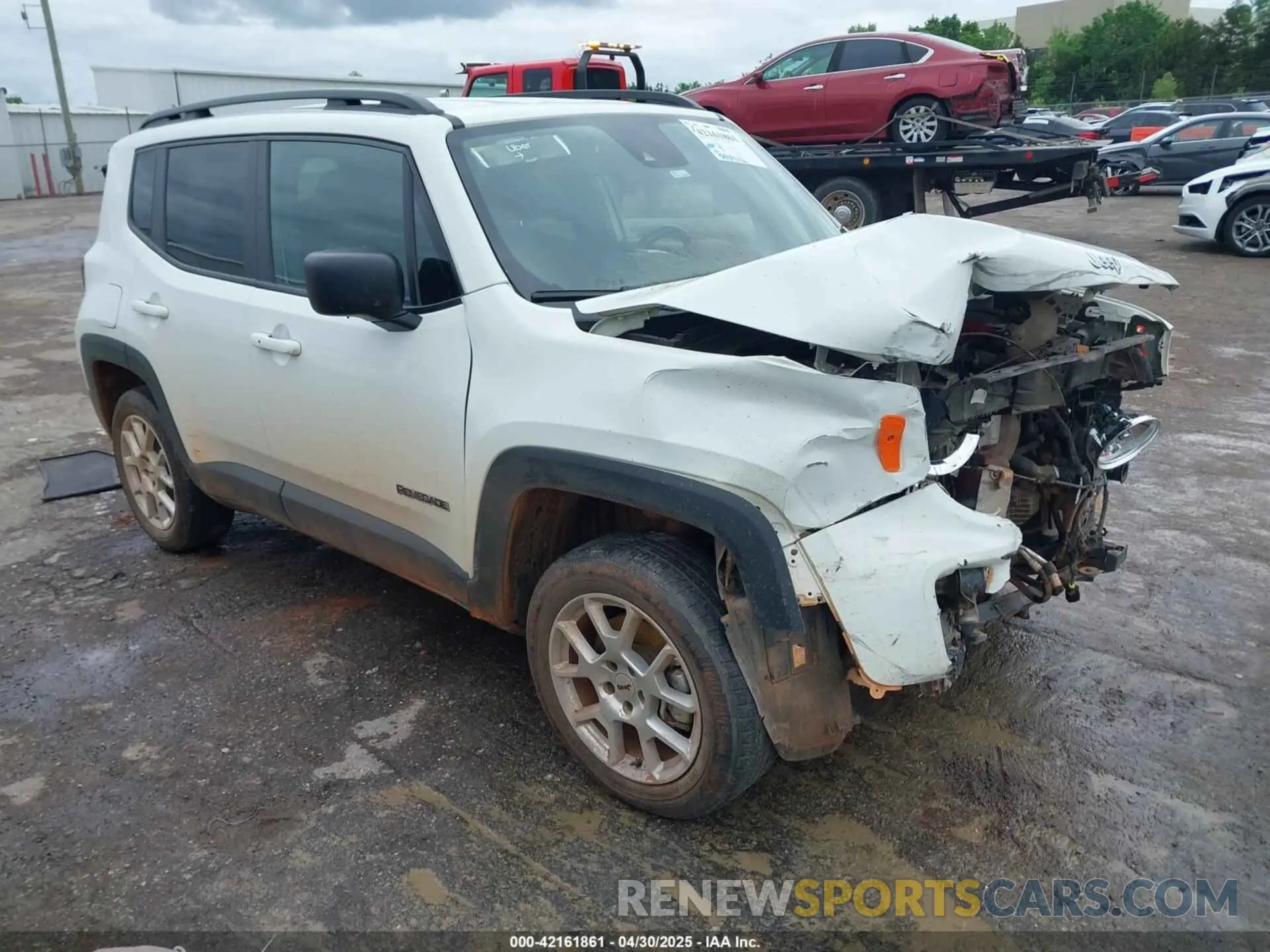 1 Photograph of a damaged car ZACNJDB18NPN89443 JEEP RENEGADE 2022