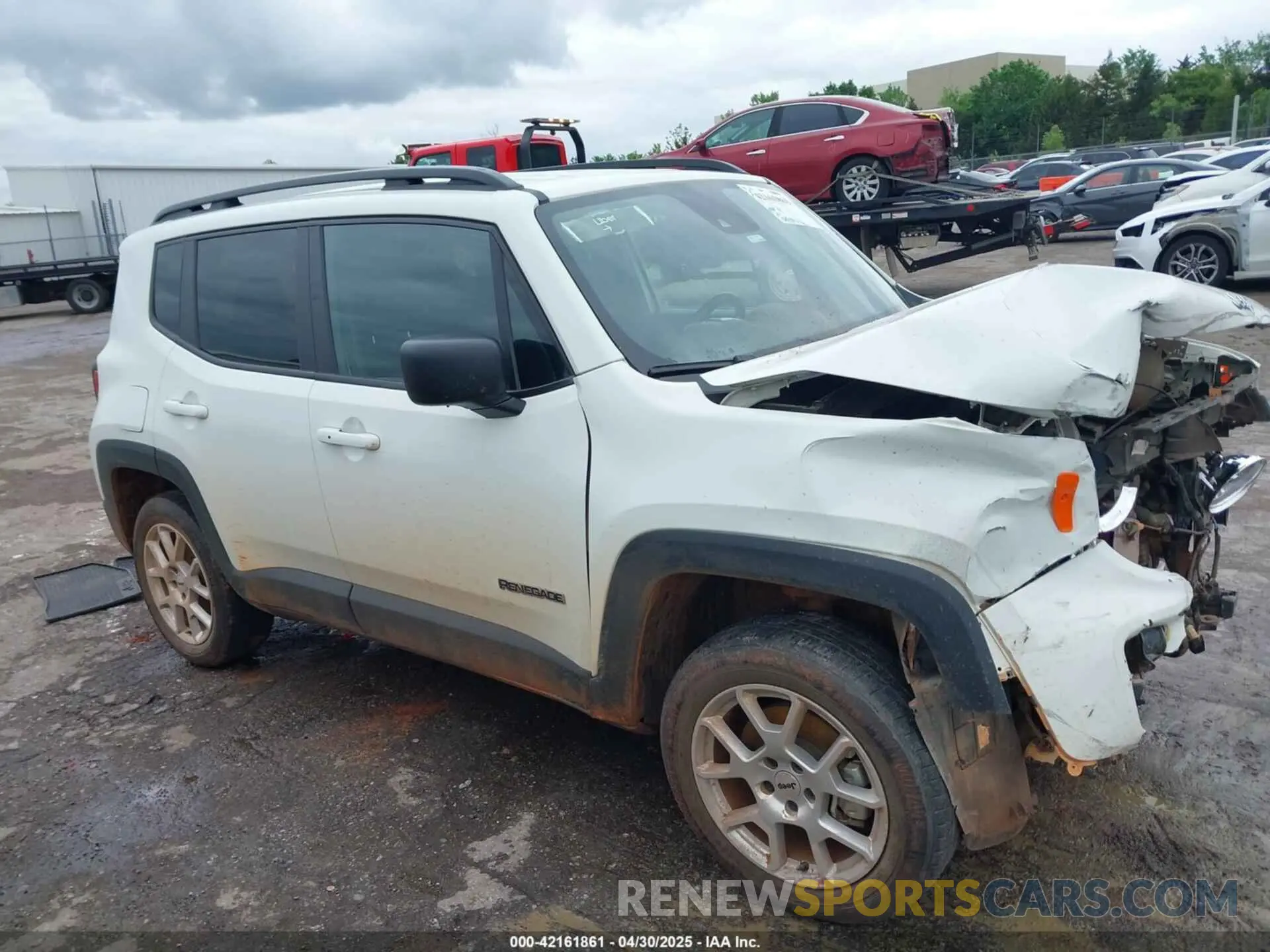 14 Photograph of a damaged car ZACNJDB18NPN89443 JEEP RENEGADE 2022