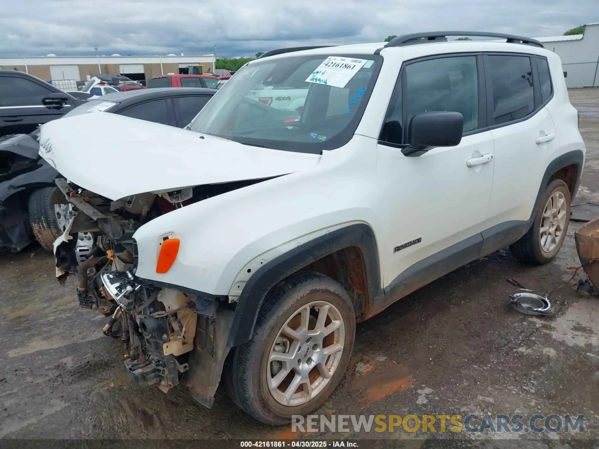 2 Photograph of a damaged car ZACNJDB18NPN89443 JEEP RENEGADE 2022