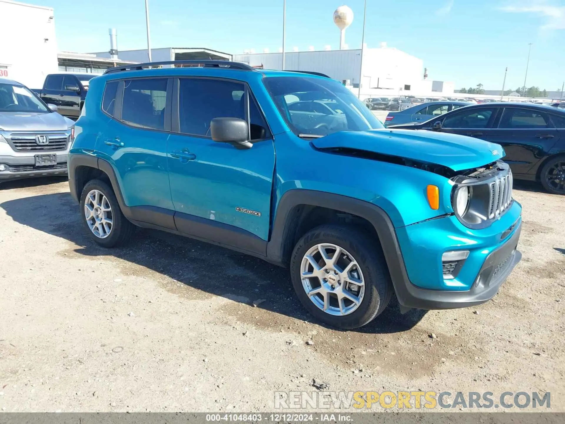 1 Photograph of a damaged car ZACNJDB19NPN79181 JEEP RENEGADE 2022