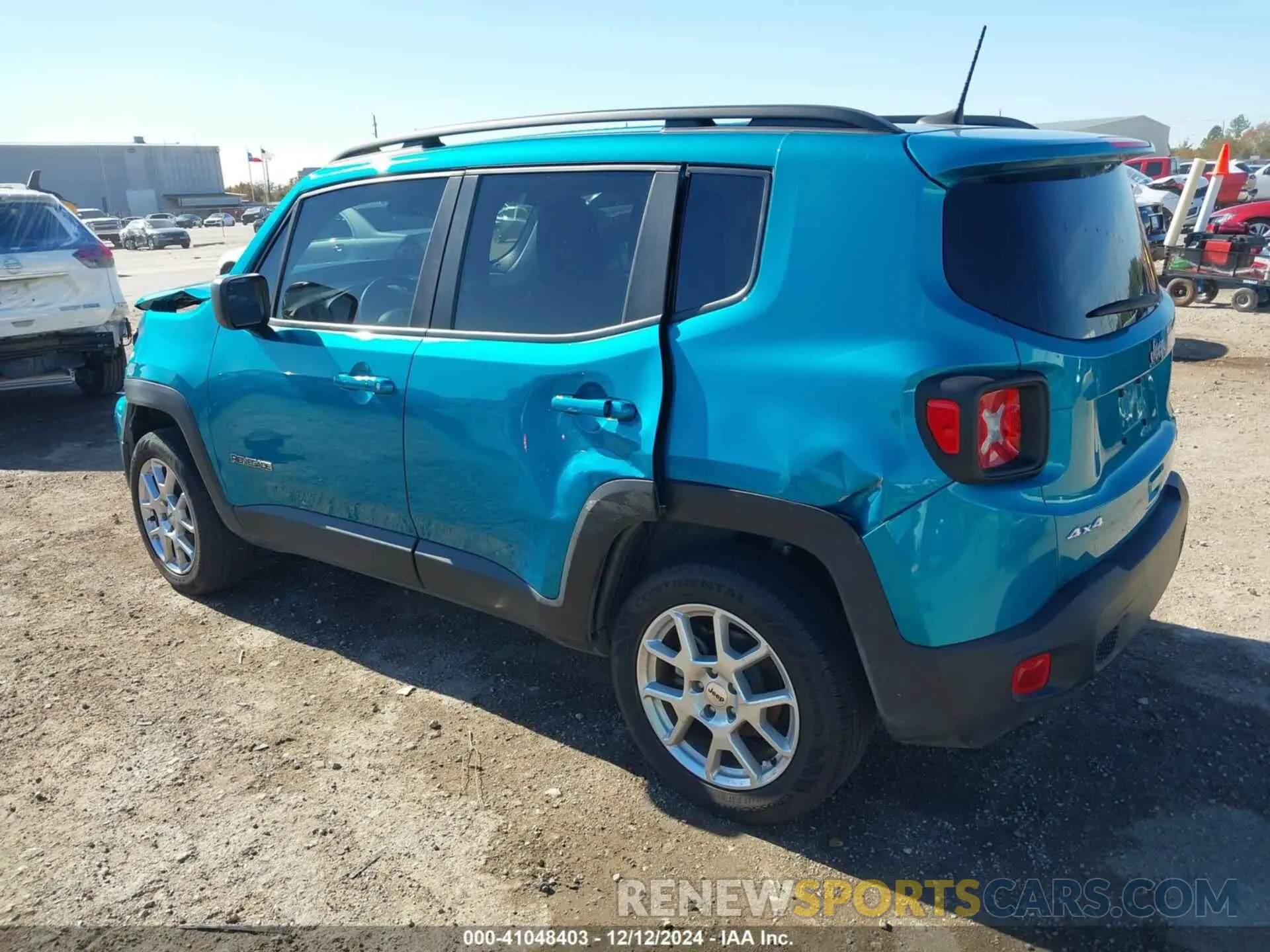 3 Photograph of a damaged car ZACNJDB19NPN79181 JEEP RENEGADE 2022